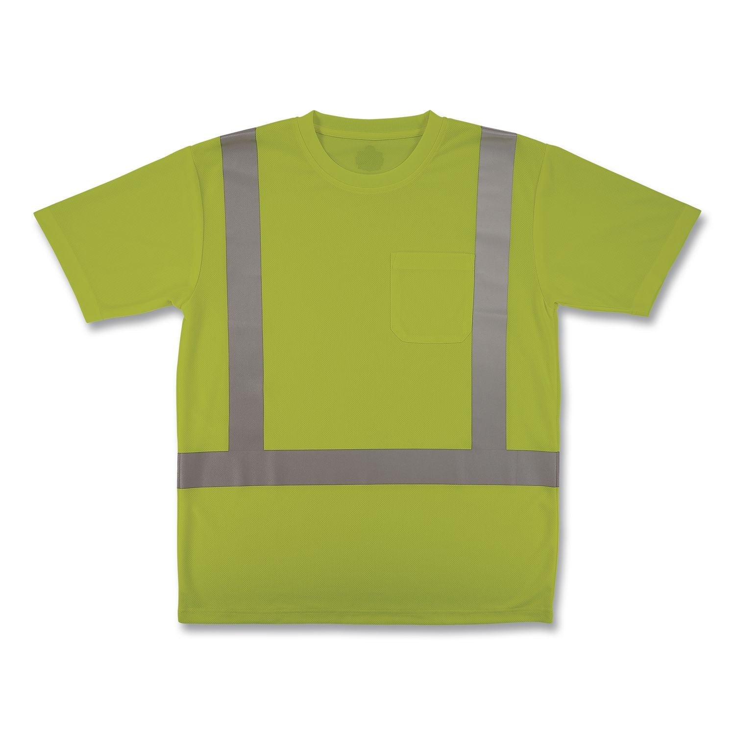 GloWear 8282 Class 2 Essential Hi-Vis T-Shirt, X-Large, Lime