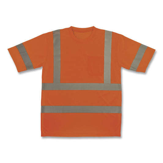 GloWear 8367 Class 3 Essential Hi-Vis T-Shirt, 2X-Large, Orange