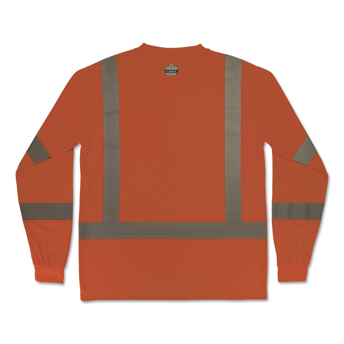 GloWear 8368 Class 3 Essential Hi-Vis Long Sleeve T-Shirt, 2X-Large, Orange