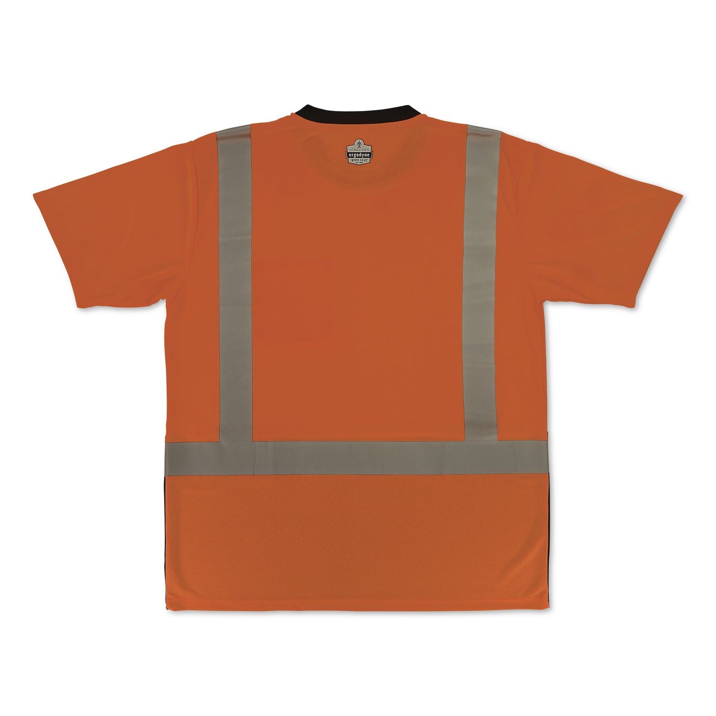 GloWear 8286BK Class 2 Essential Hi-Vis T-Shirt with Black Bottom, X-Small, Orange