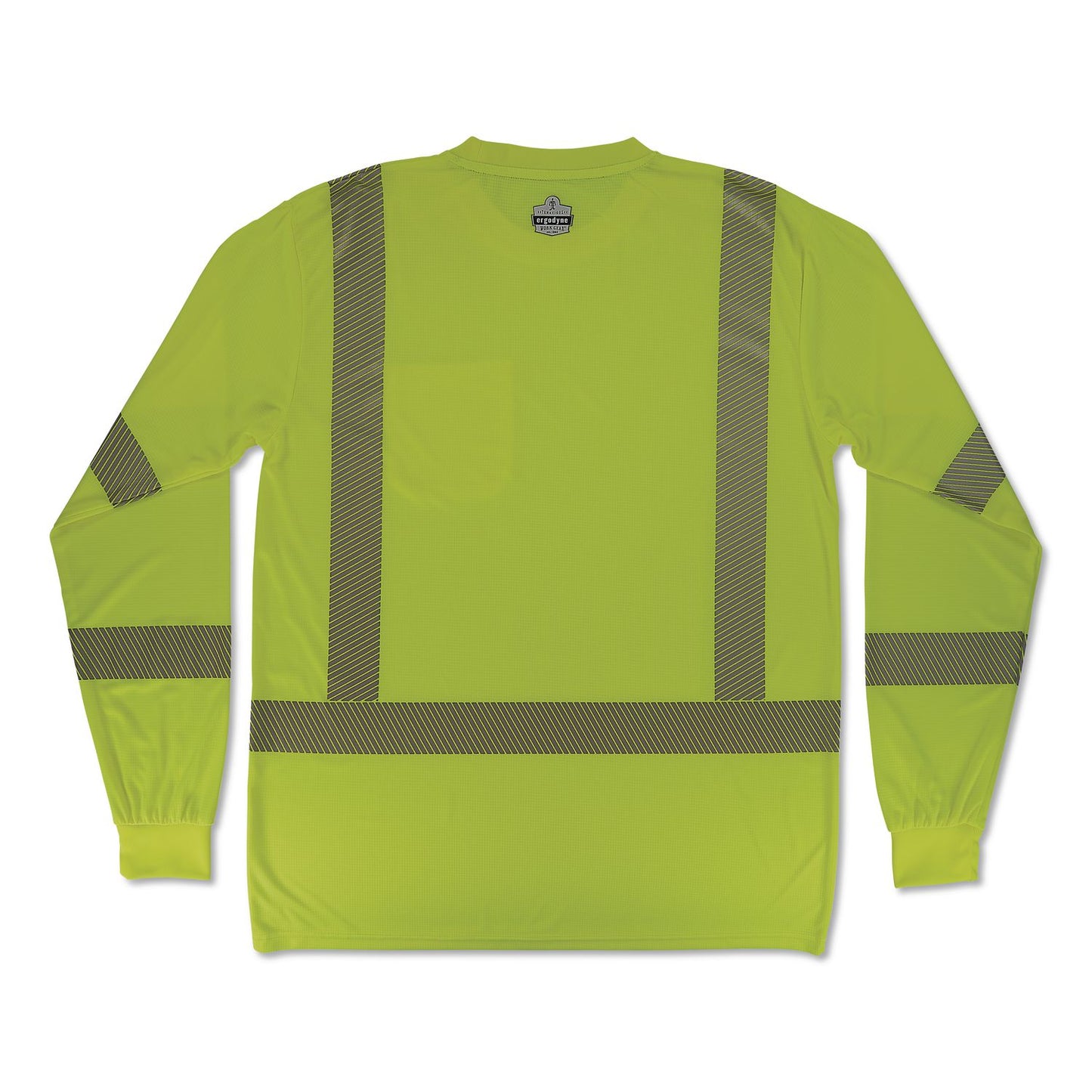 GloWear 8370 Class 3 Performance Hi-Vis Long Sleeve T-Shirt, X-Small, Lime