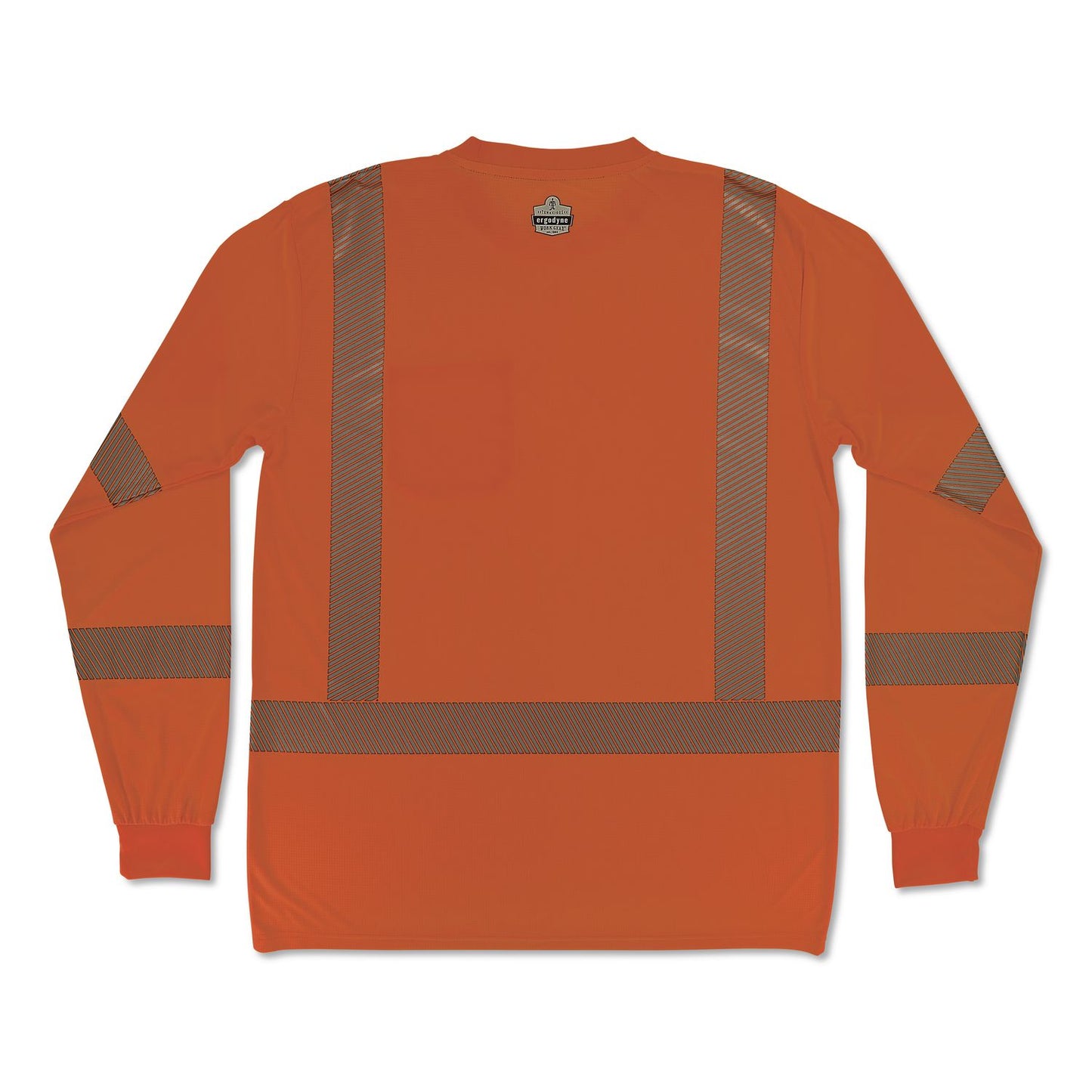 GloWear 8370 Class 3 Performance Hi-Vis Long Sleeve T-Shirt, Small, Orange