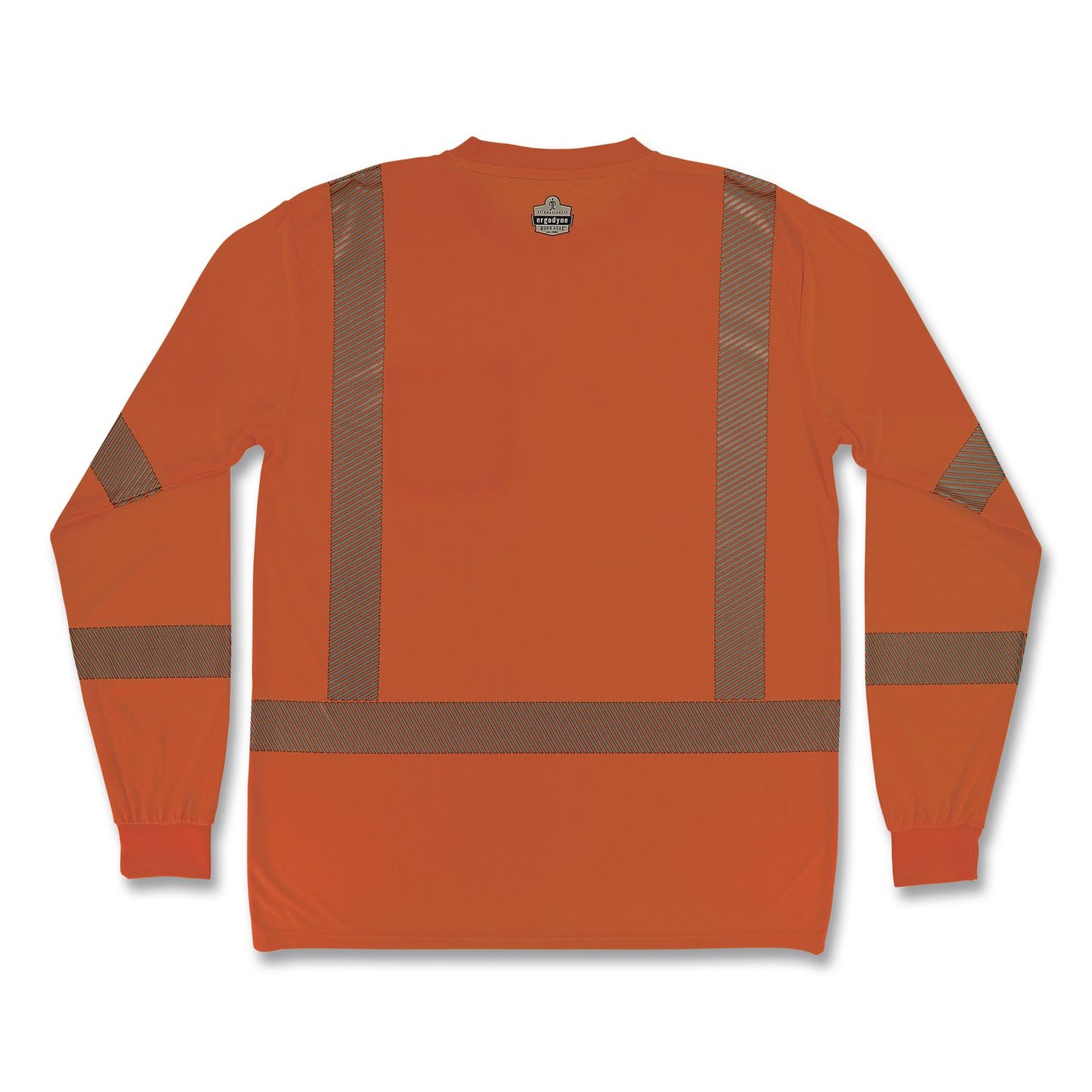 GloWear 8370 Class 3 Performance Hi-Vis Long Sleeve T-Shirt, Large, Orange