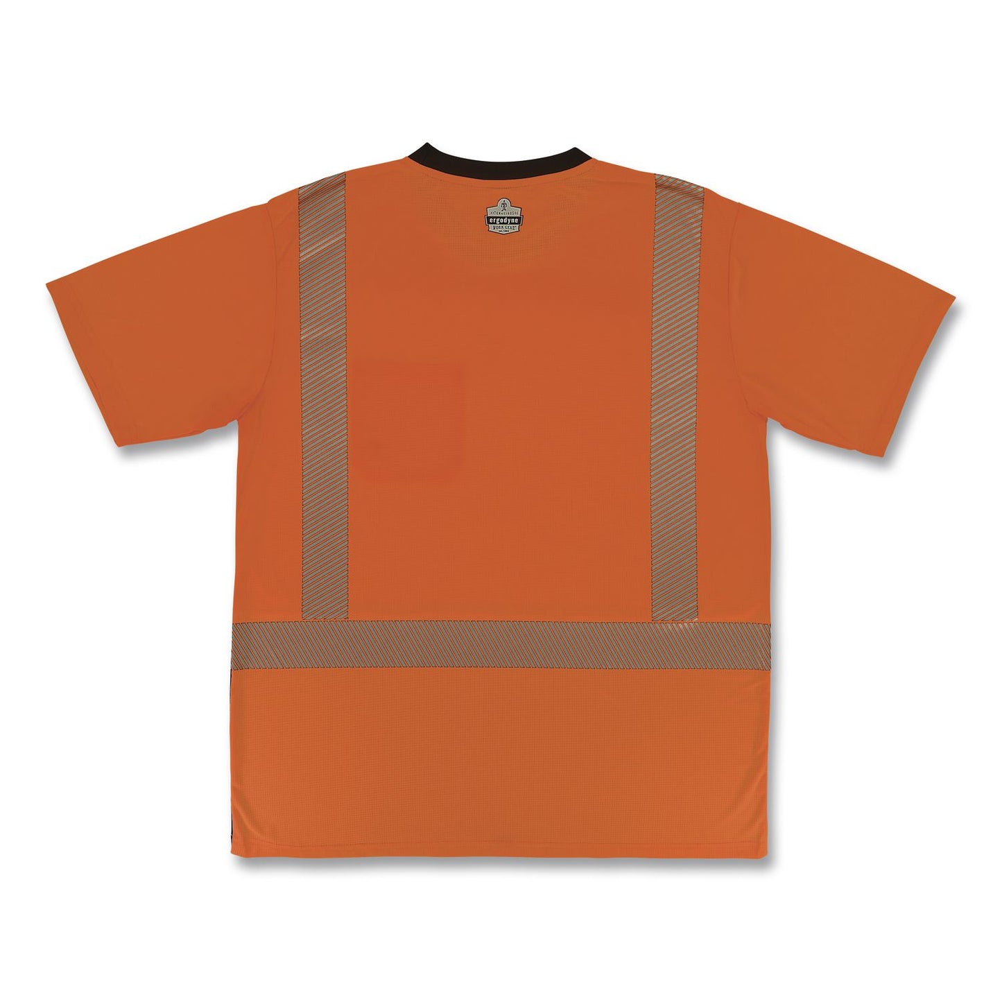 GloWear 8294BK Class 2 Performance Hi-Vis T-Shirt with Black Bottom, Small, Orange