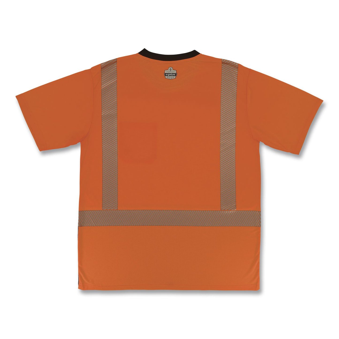 GloWear 8294BK Class 2 Performance Hi-Vis T-Shirt with Black Bottom, 4X-Large, Orange