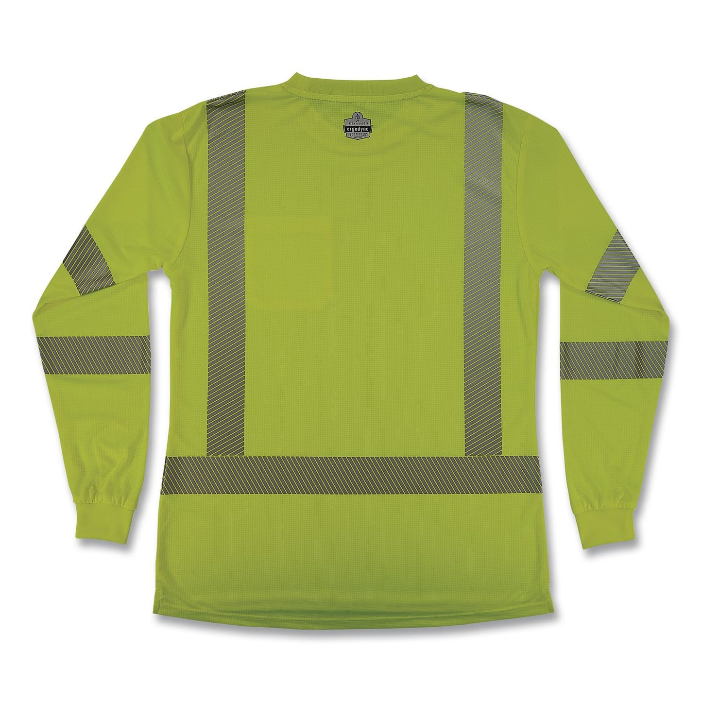 GloWear 8387 Class 3 Women's Performance Hi-Vis Long Sleeve T-Shirt, Small, Lime