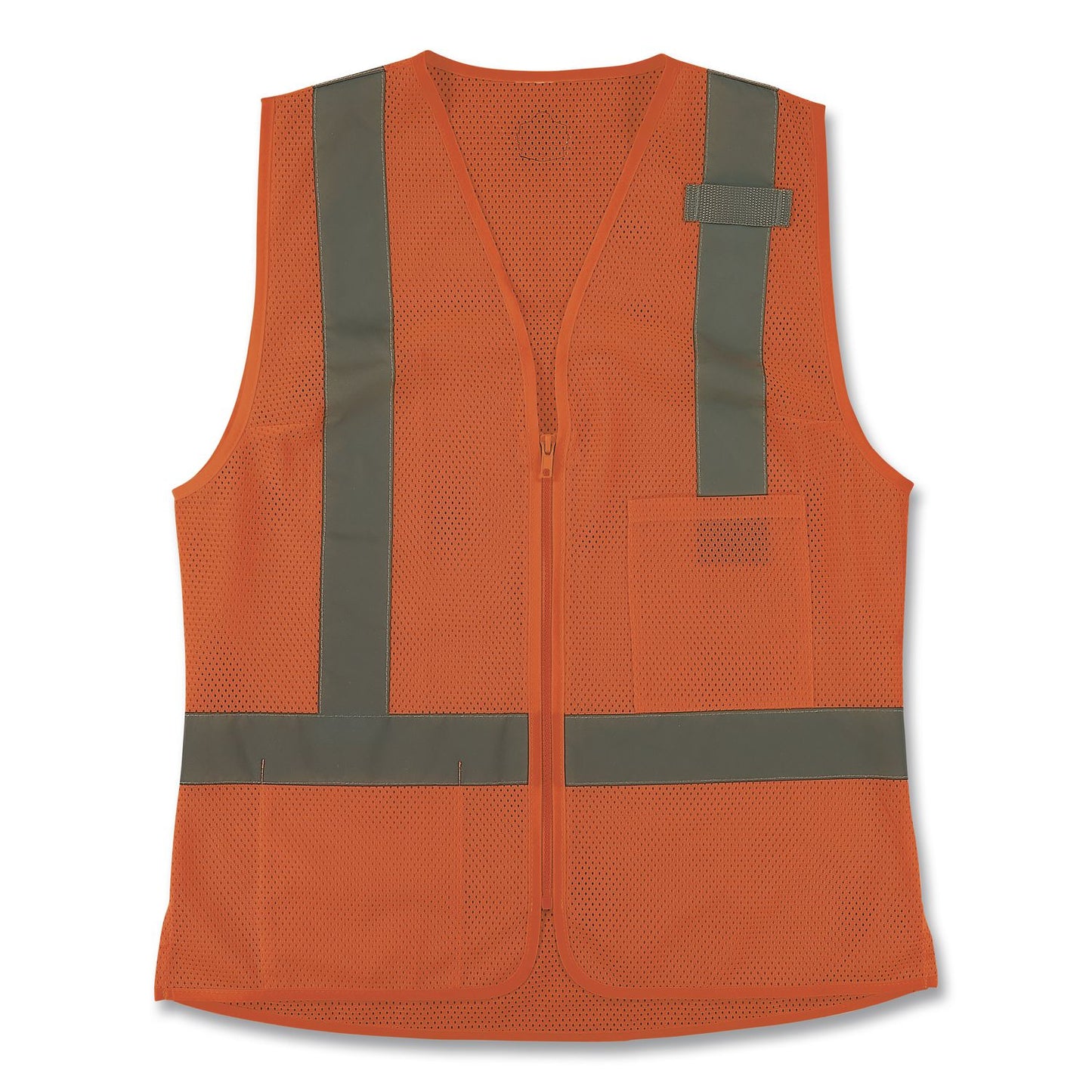 GloWear 8210ZW-S Class 2 Women's Hi-Vis Vest with Zipper, Polyester, 3X-Large, Orange