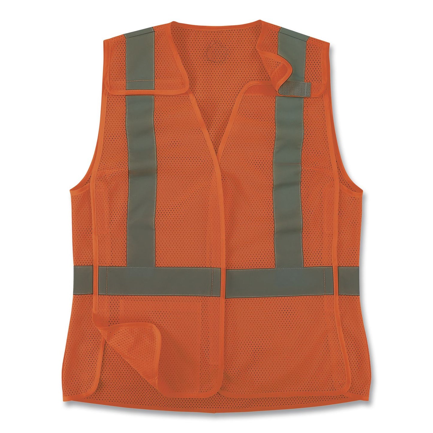 GloWear 8215BAW-S Class 2 Women's Hi-Vis Breakaway Vest with Hook-and-Loop, Polyester, Large, Orange