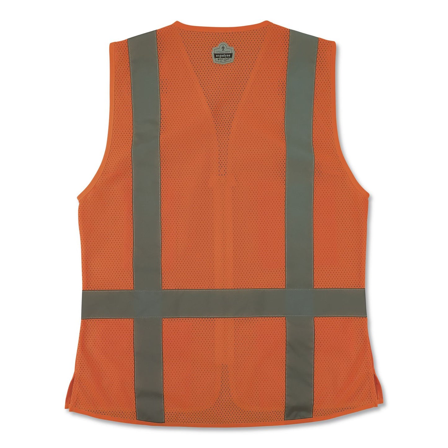 GloWear 8247ZW-S Class 2 Women's Hi-Vis Surveyor Vest with Zipper, Polyester, 3X-Large, Orange