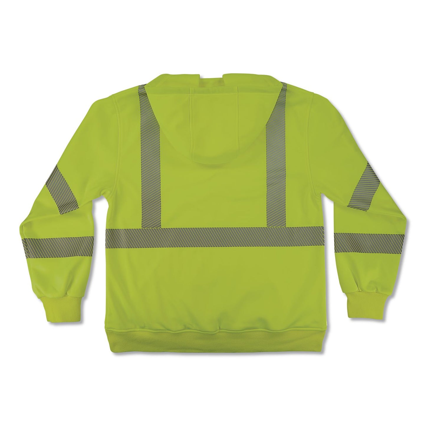 GloWear 8304W Class 3 Women's Performance Hi-Vis Hooded Sweatshirt, Small, Lime