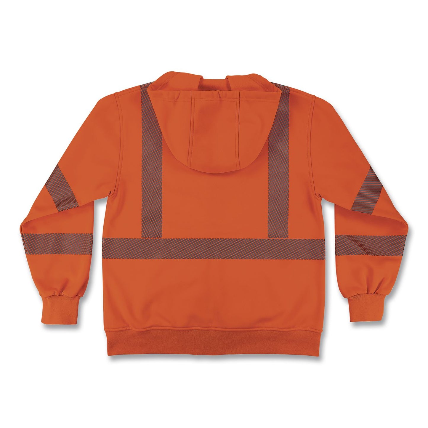 GloWear 8305W Class 3 Women's Performance Hi-Vis Hooded Zip-Up Sweatshirt, 2X-Large, Orange