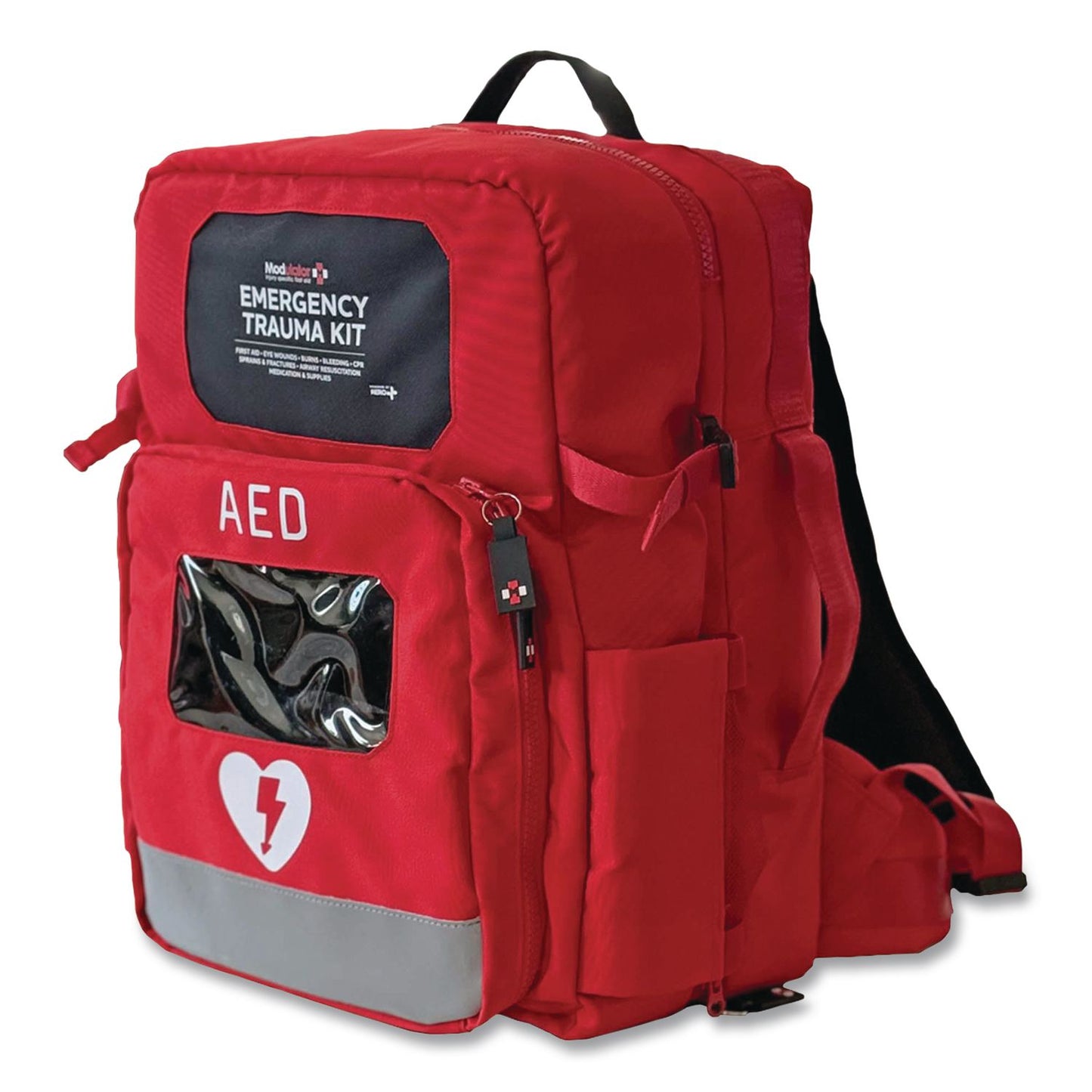 Trauma Backpack, without AED, Pro, 6 Pieces, Fabric Case