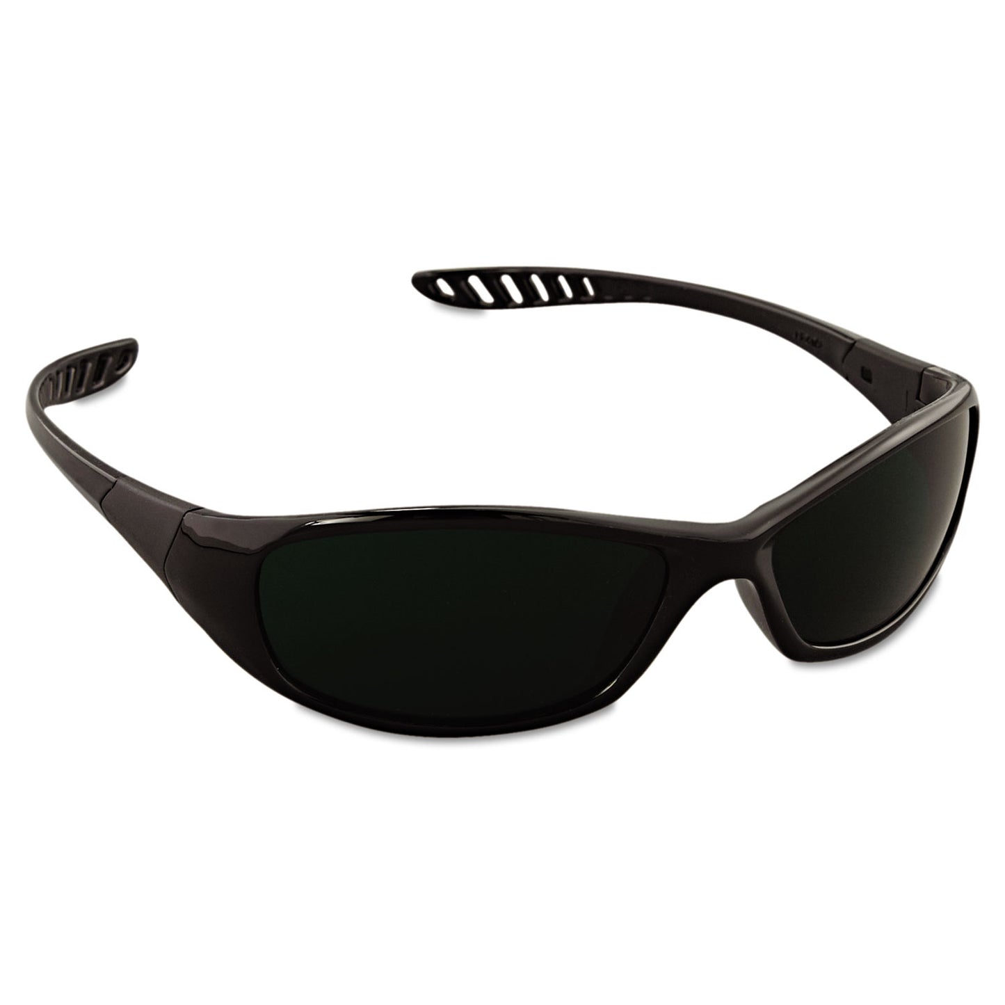 Hellraiser Safety Glasses, Black Full Frame, Green Shade 5 VLT Dual Lens