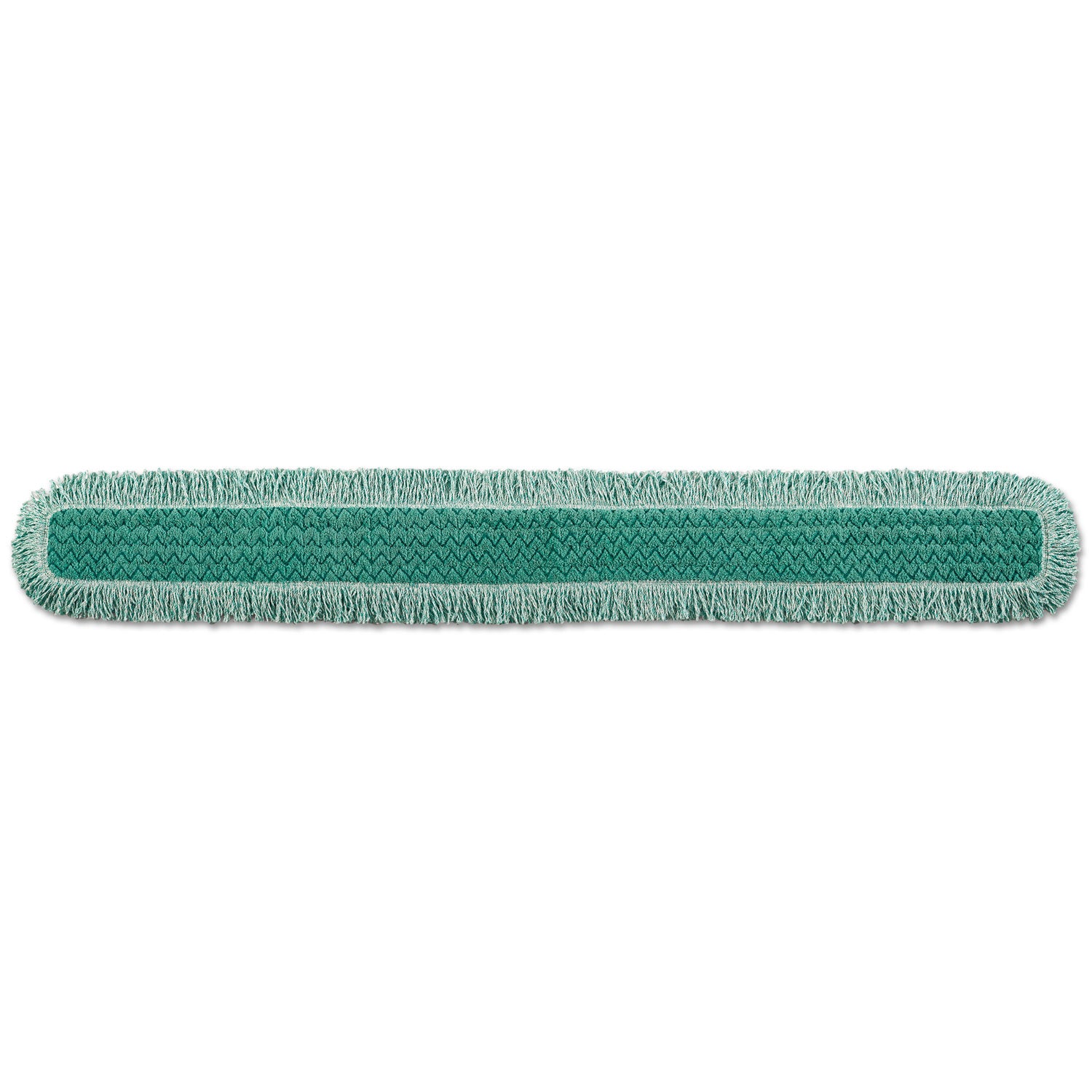 HYGEN Dust Mop Heads With Fringe, Green, 60", Microfiber, Cut-End