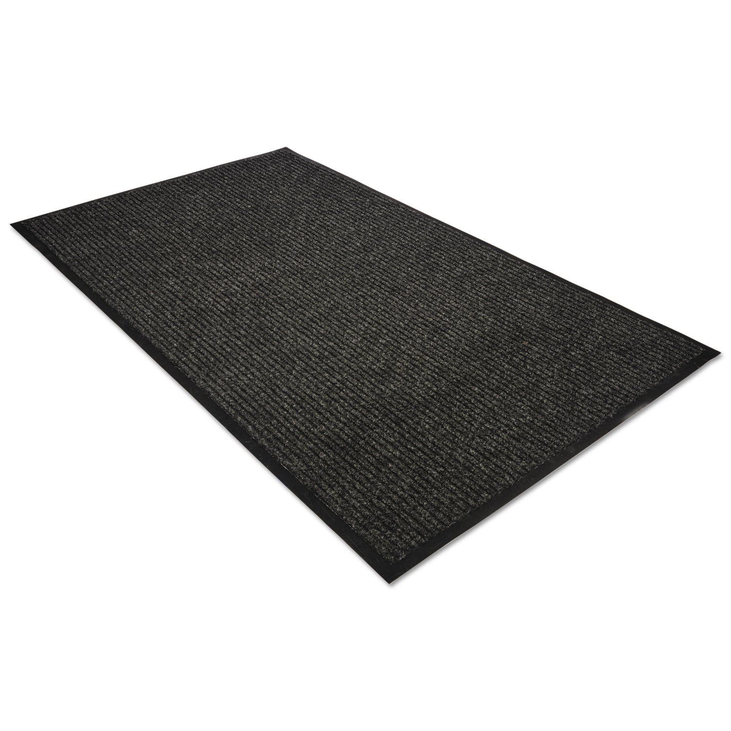 Golden Series Dual Rib Indoor Wiper Mats, Rectangular, Brown Carpeted Surface, 36" x 60"