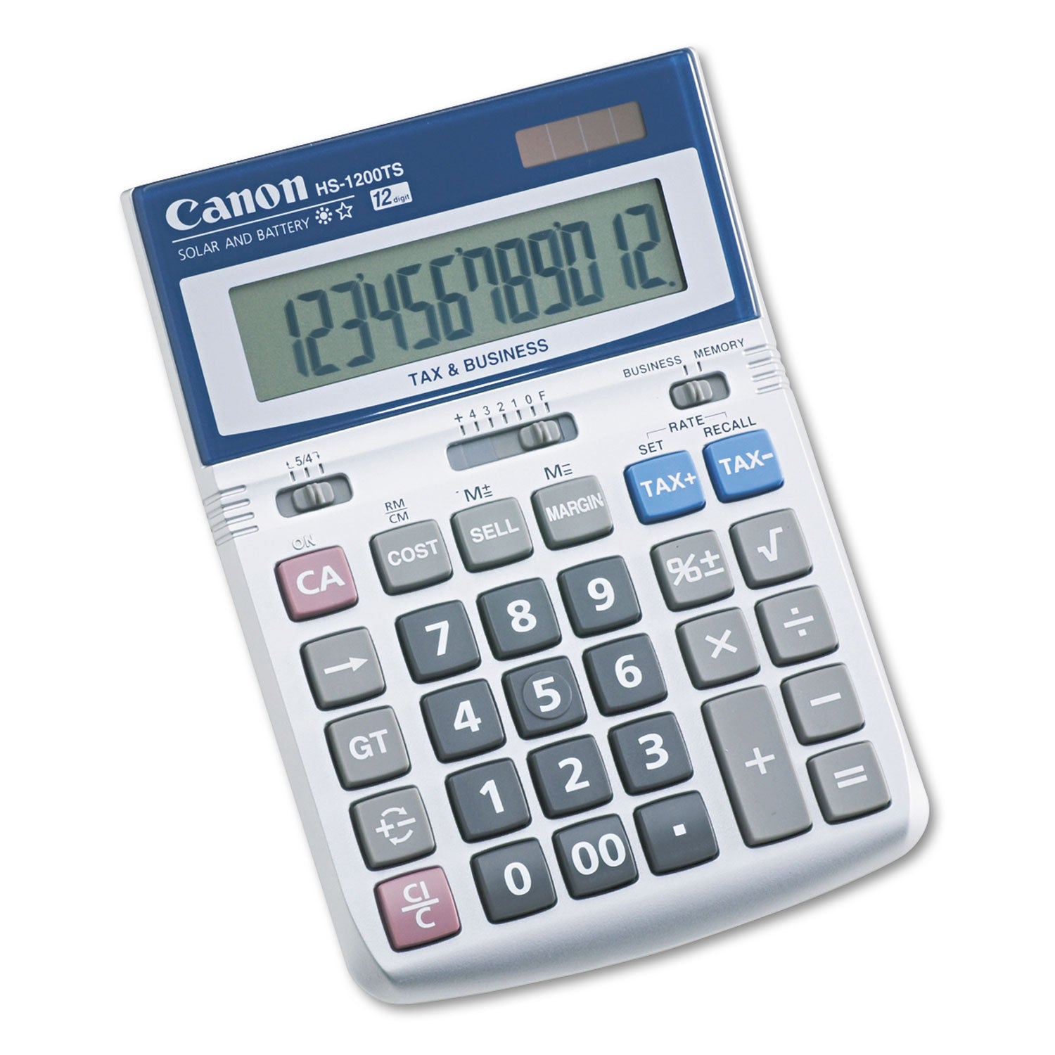 Hs-1200ts Desktop Calculator, 12-Digit Lcd