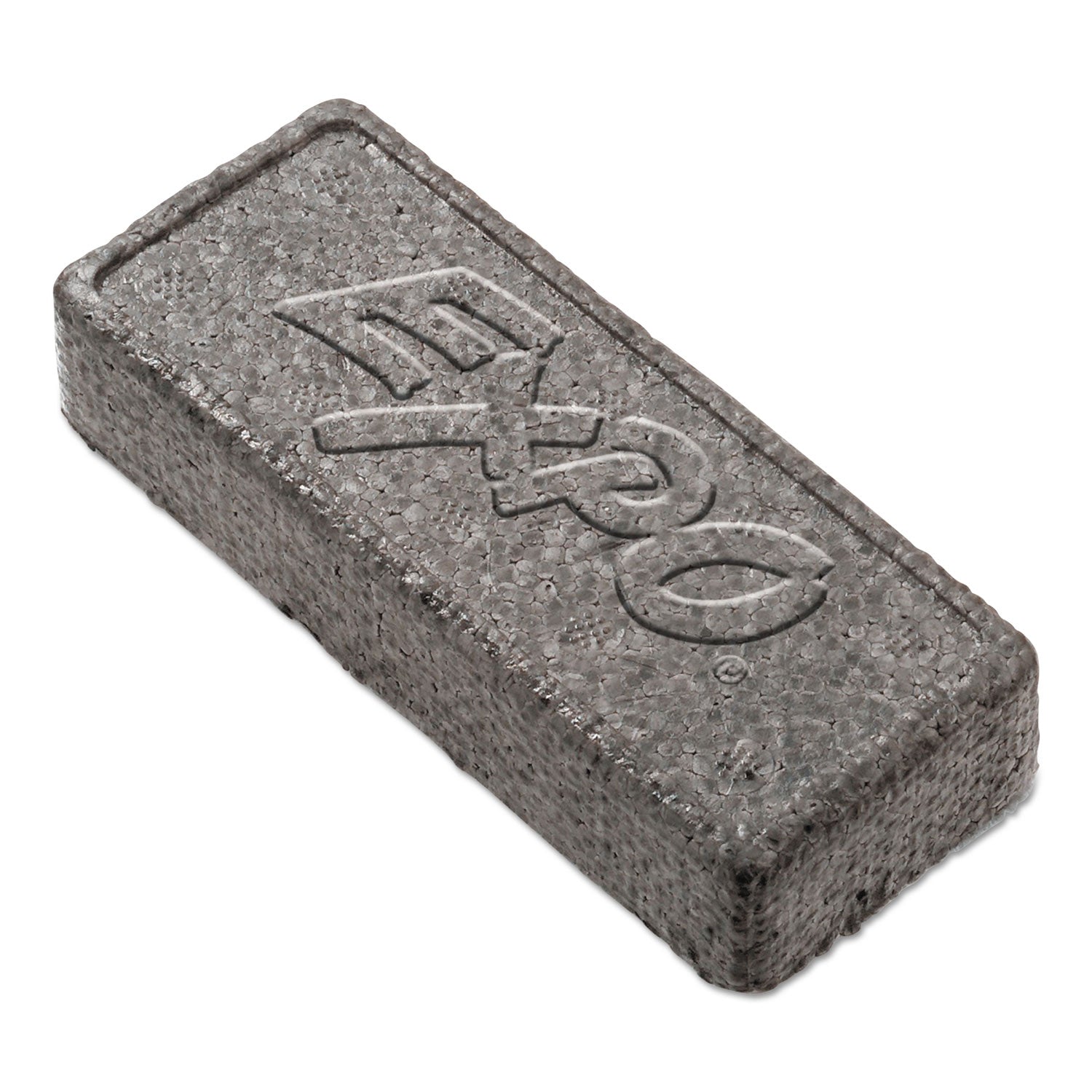 White Board CARE Dry Erase Eraser, 5.13" x 2.25" x 1.25", Charcoal