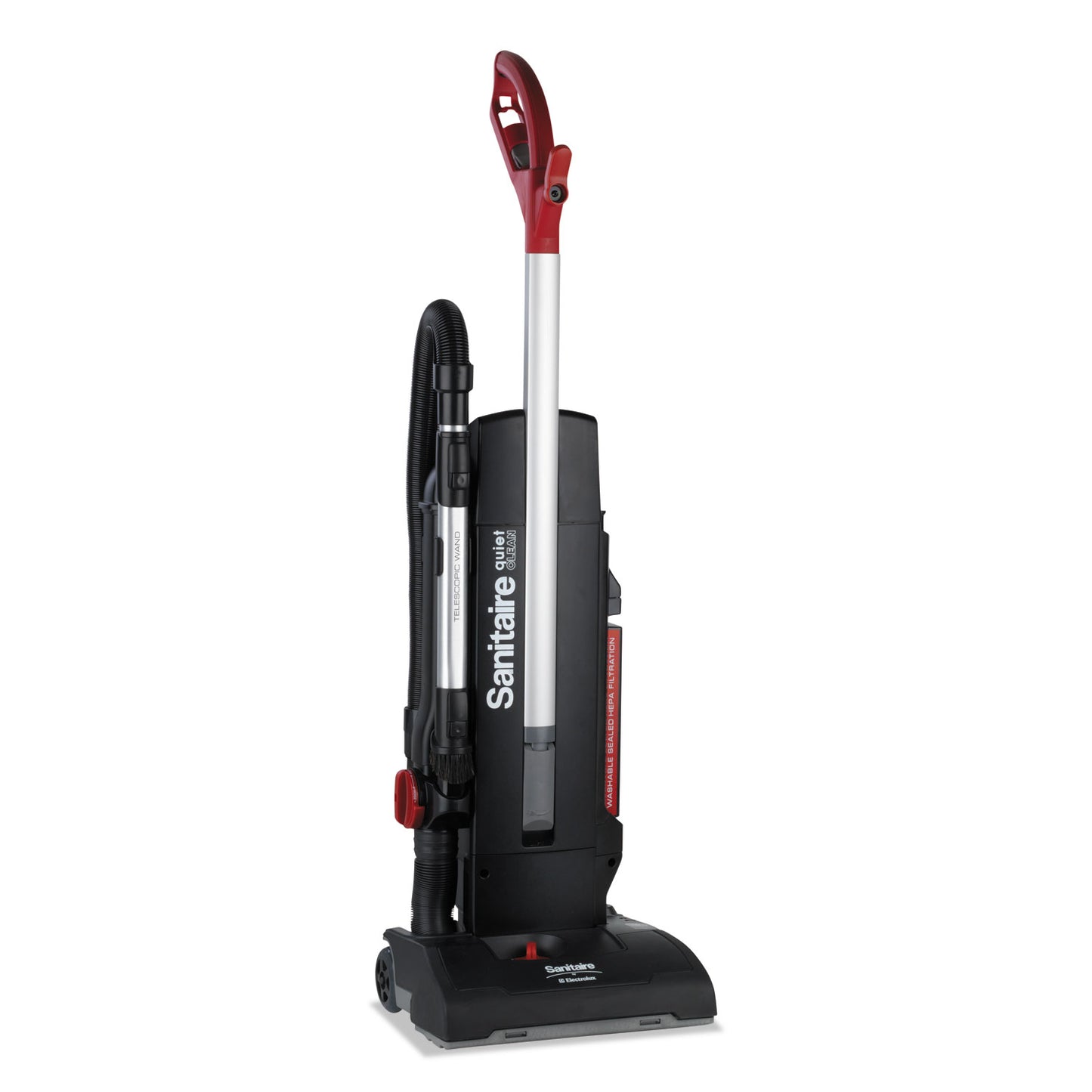MULTI-SURFACE QuietClean Two-Motor Upright Vacuum SC9180B, 13" Cleaning Path, Black