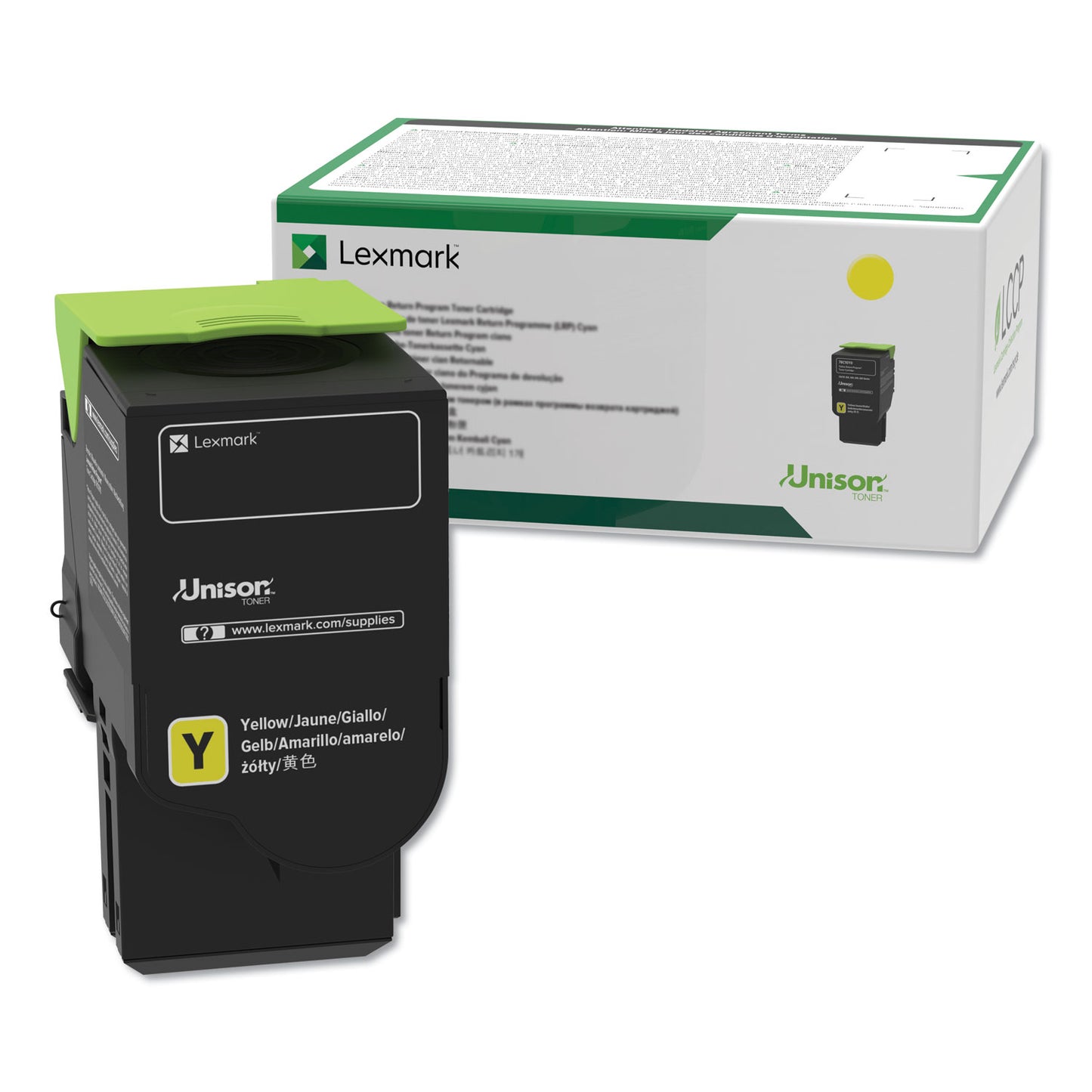 C231hy0 Return Program High-Yield Toner, 2,300 Page-Yield, Yellow