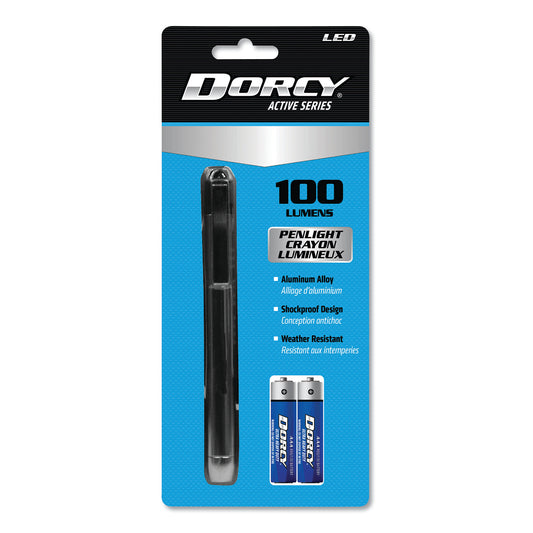 100 Lumen Led Penlight, 2 Aaa Batteries (included), Silver