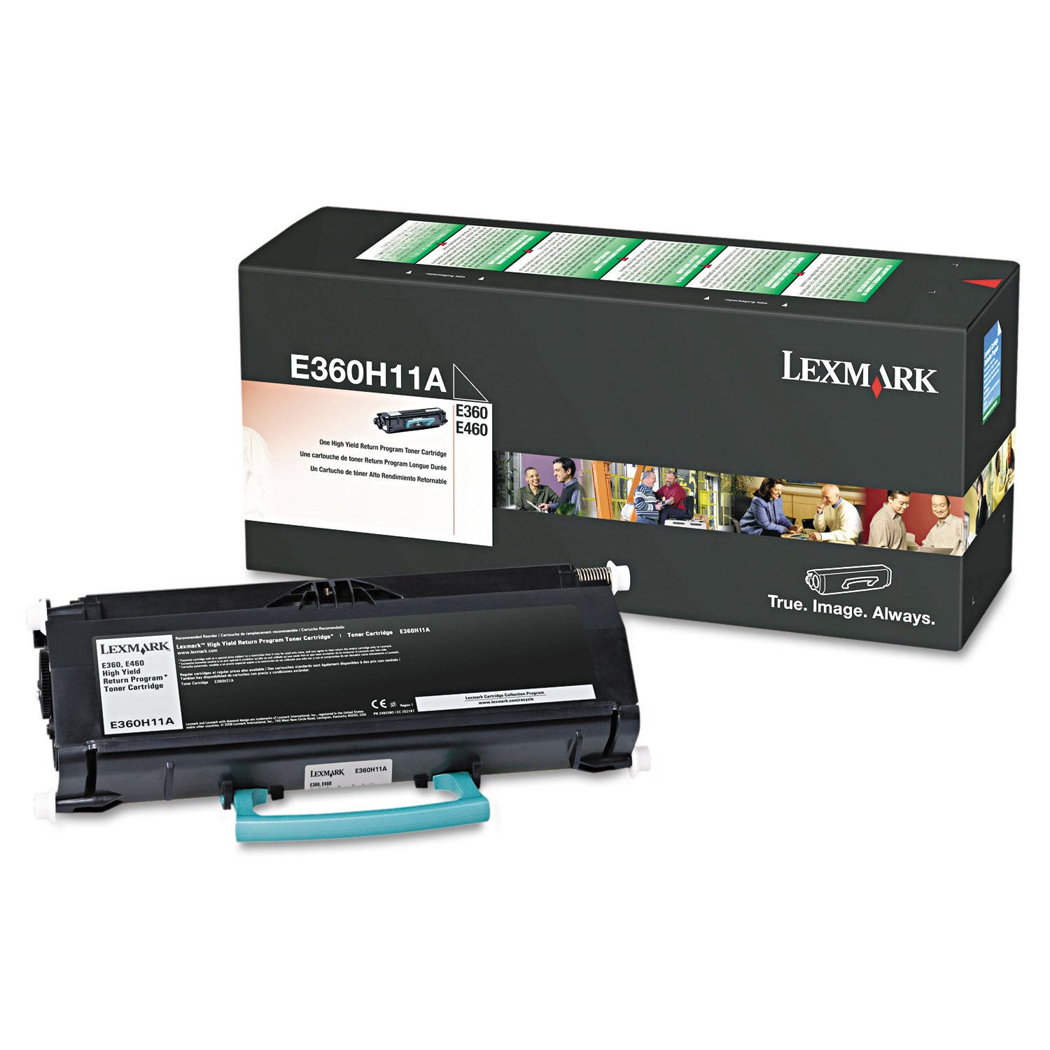 E360h11a Return Program High-Yield Toner, 9,000 Page-Yield, Black