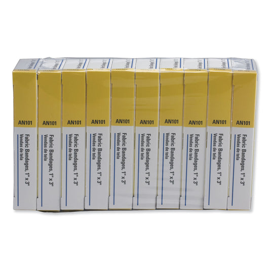 First-Aid Refill Fabric Adhesive Bandages, 1 X 3, 160/pack
