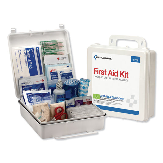 Bulk ANSI 2015 Compliant First Aid Kit, 199 Pieces, Plastic Case