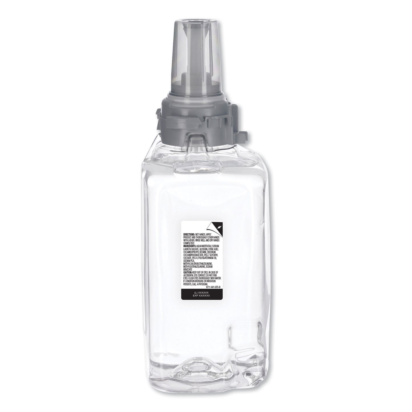 Clear and Mild Foam Handwash Refill, For ADX-12 Dispenser, Fragrance-Free, 1,250 mL