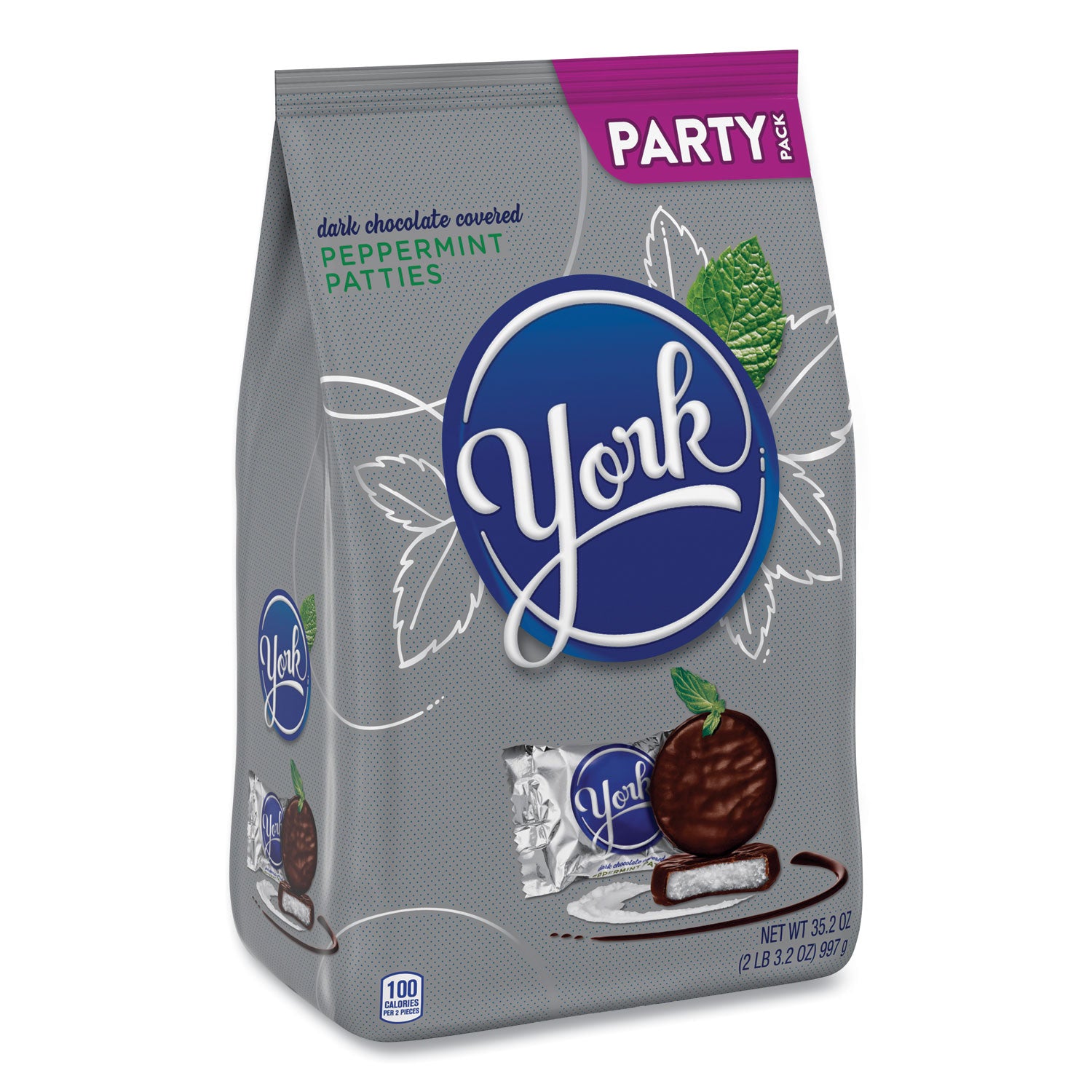 Party Pack Peppermint Patties, Miniatures, 35.2 oz Bag