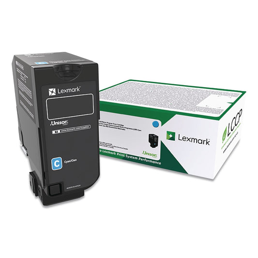 74c00cg Return Program Toner, 3,000 Page-Yield, Cyan