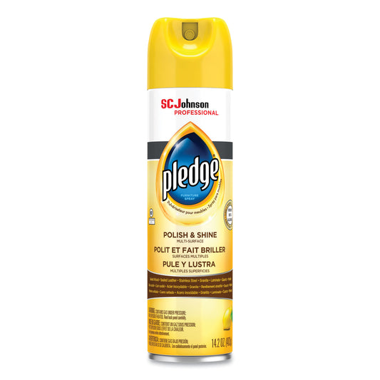 Furniture Polish, Lemon Scent, 14.2 oz Aerosol Spray