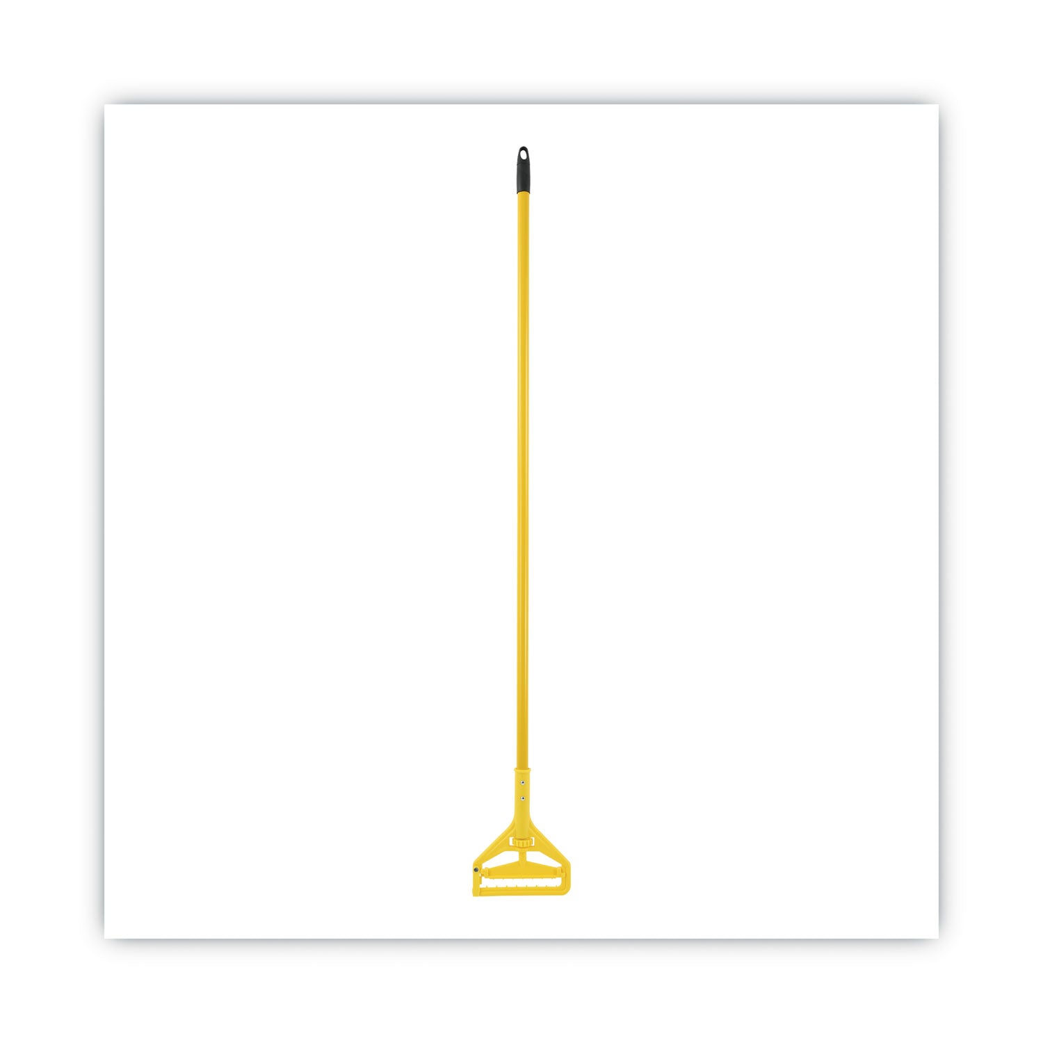Quick Change Side-Latch Plastic Mop Head Handle, 60", Yellow
