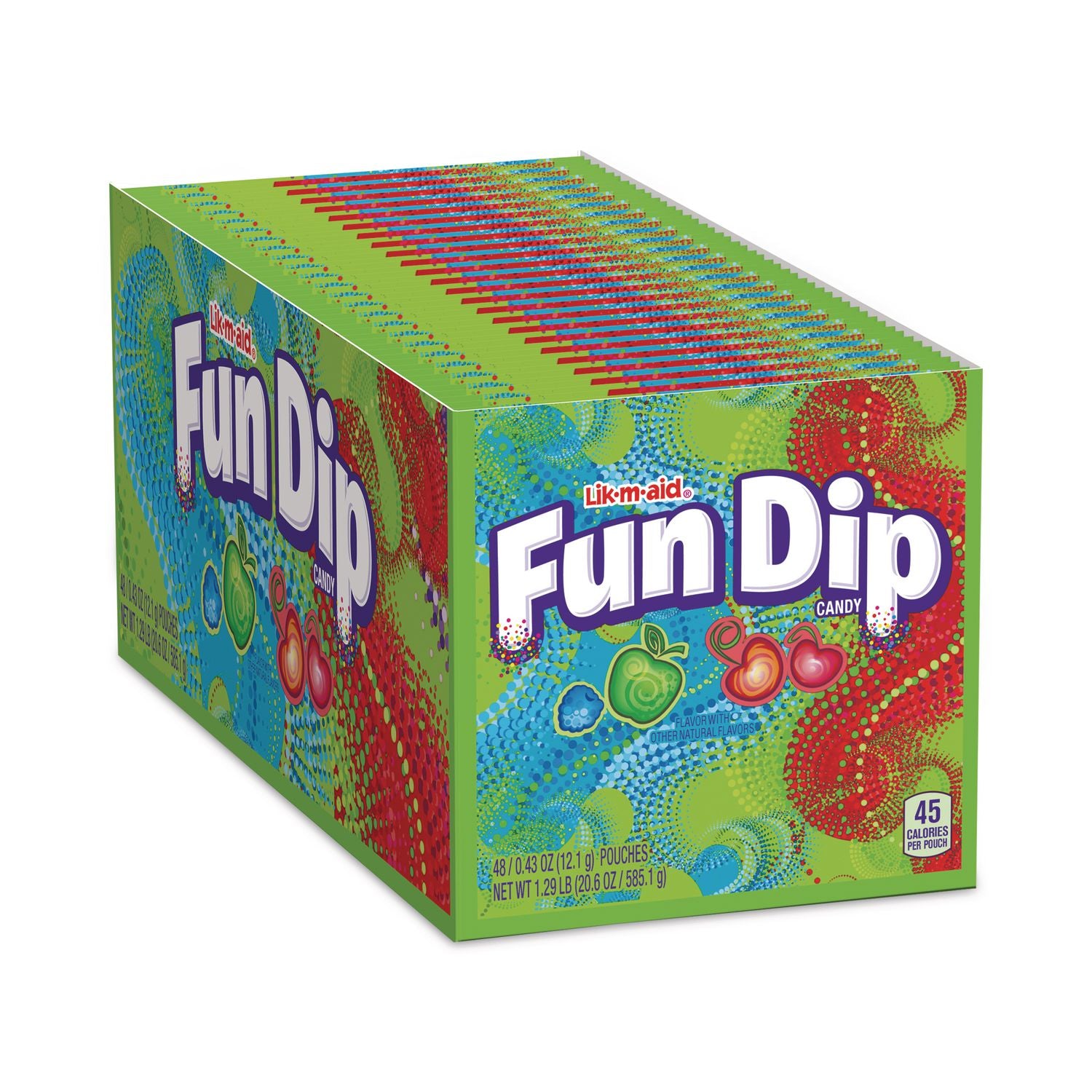 Candy, Assorted Flavors, 0.43 oz Pouches, 48/Box