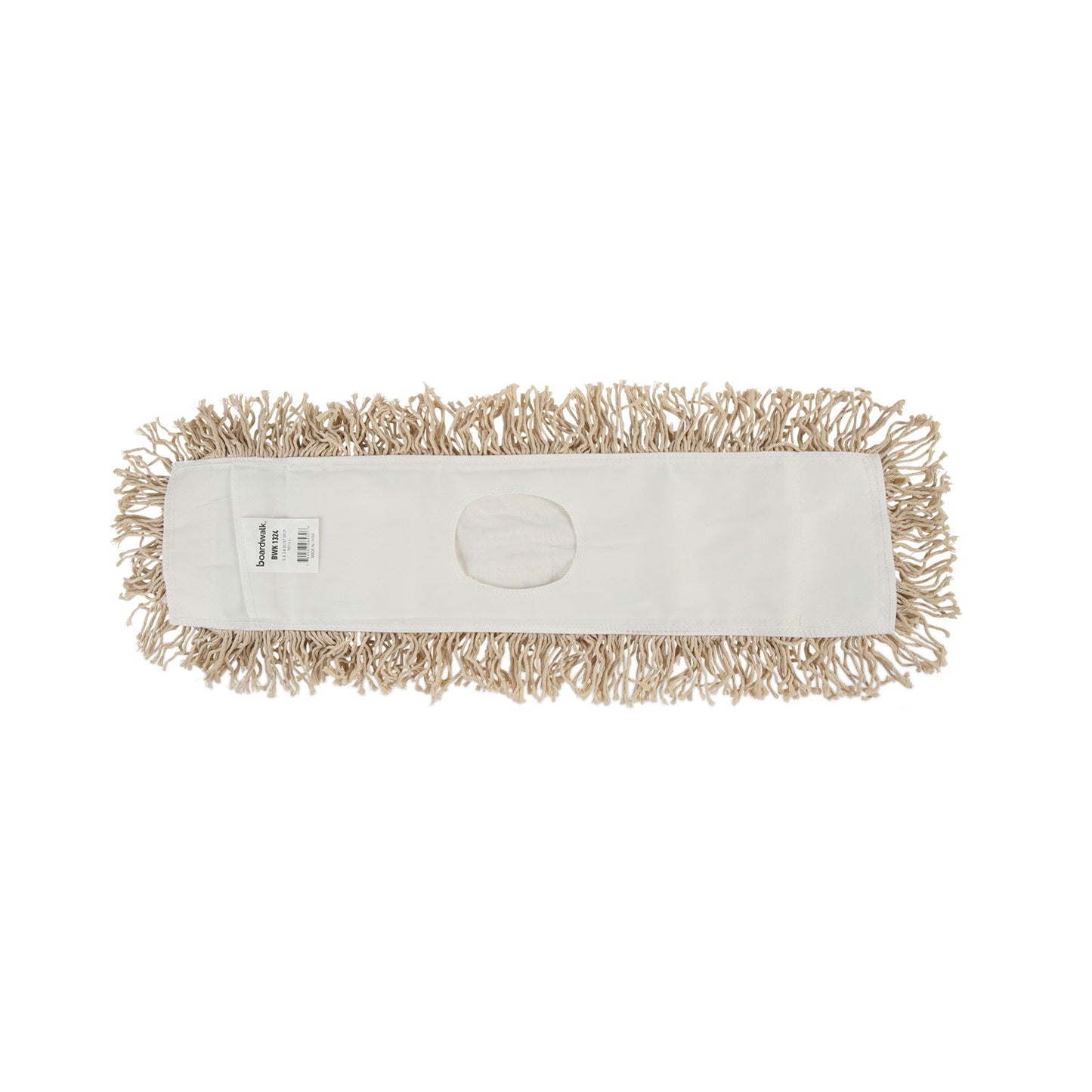 Industrial Dust Mop Head, Hygrade Cotton, 24 x 5, White