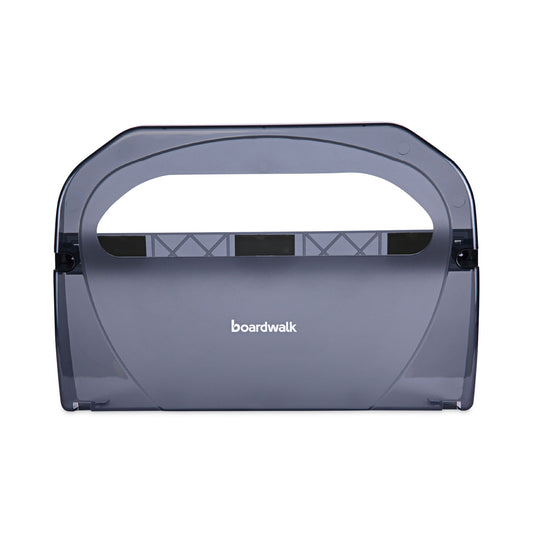 Toilet Seat Cover Dispenser, 17.25 x 3.13 x 11.75, Smoke