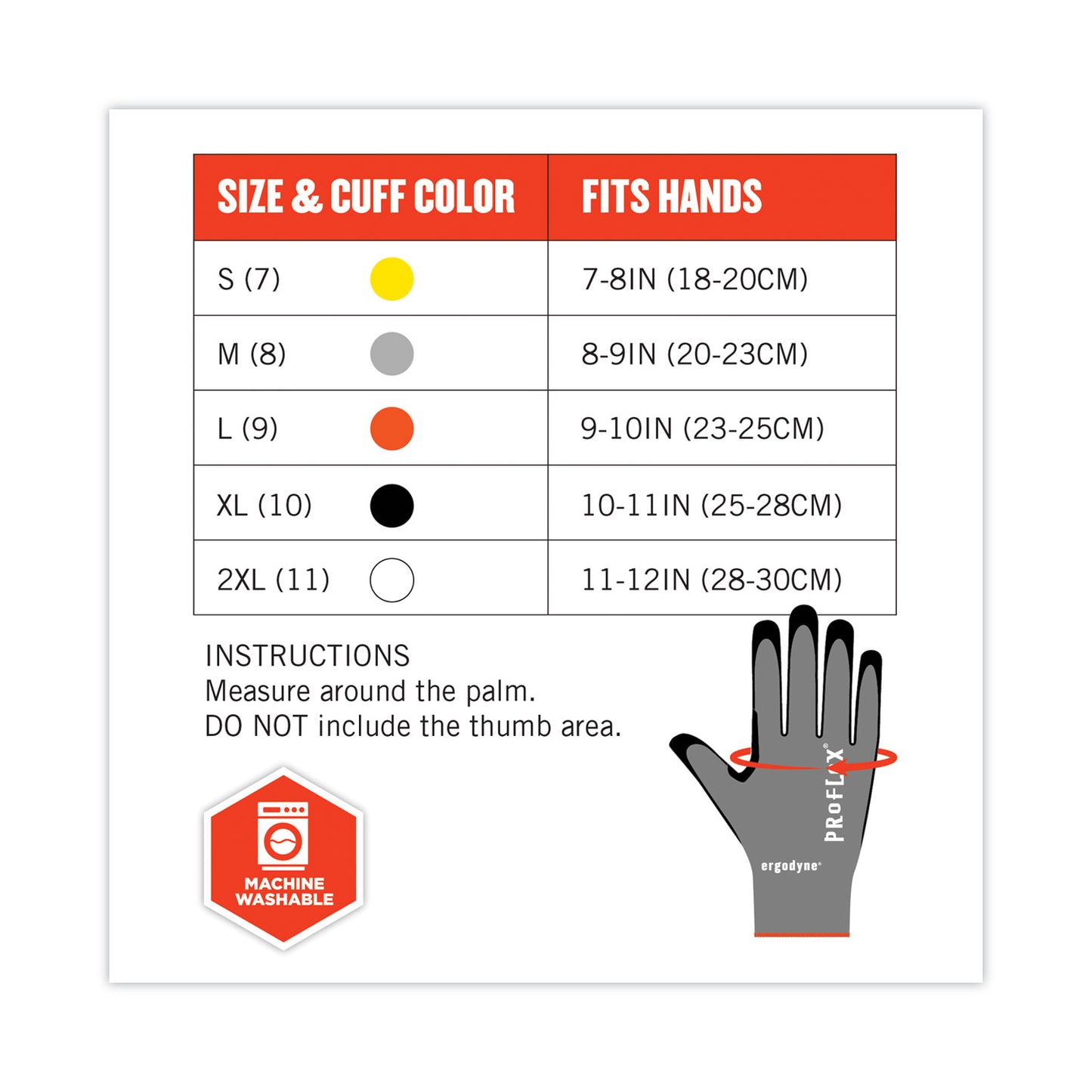 ProFlex 7072 ANSI A7 Nitrile-Coated CR Gloves, EN388: 4X44F, 9" Long, Small, Gray, Pair
