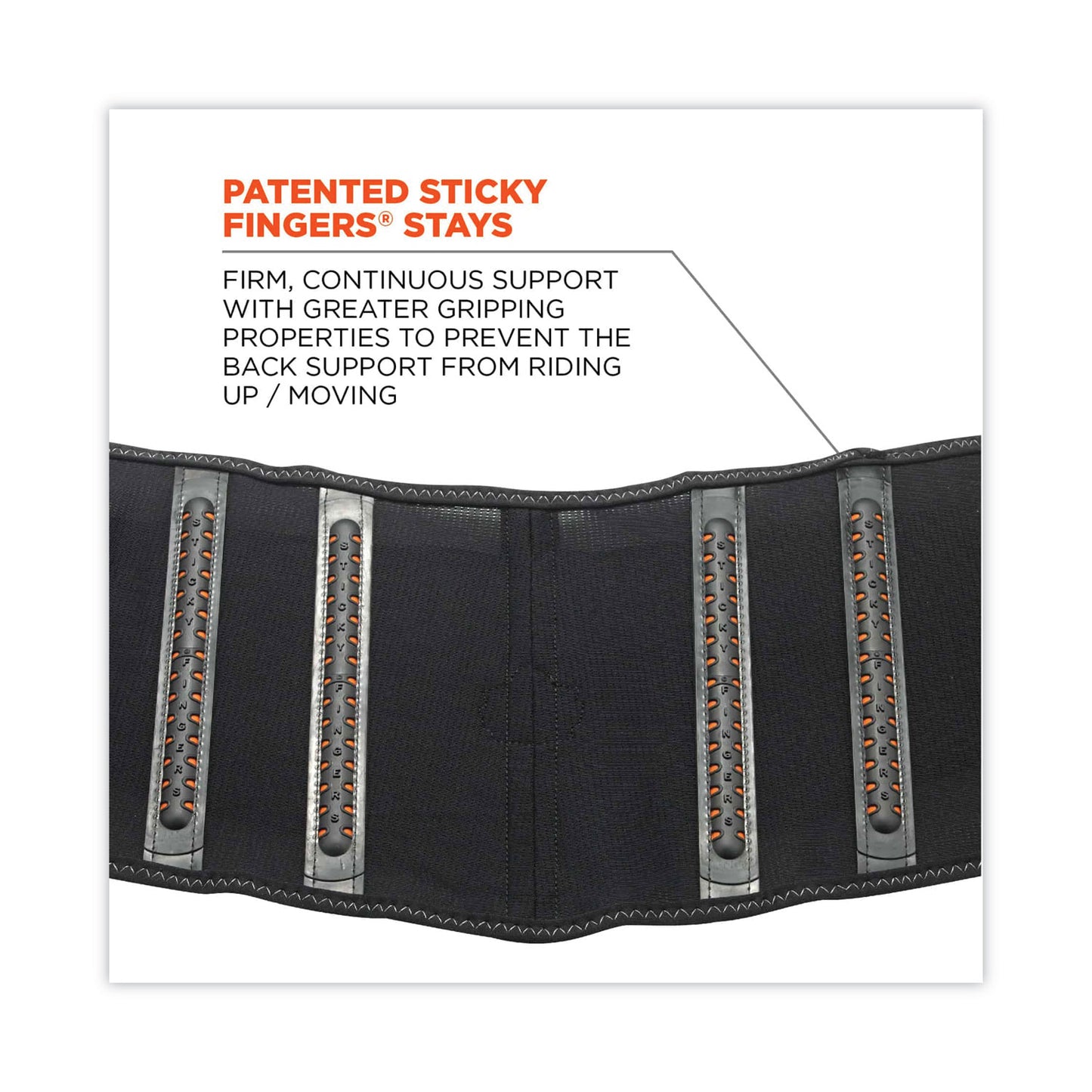 ProFlex 1100SF Standard Spandex Back Support Brace, X-Small, 20" to 25" Waist, Black