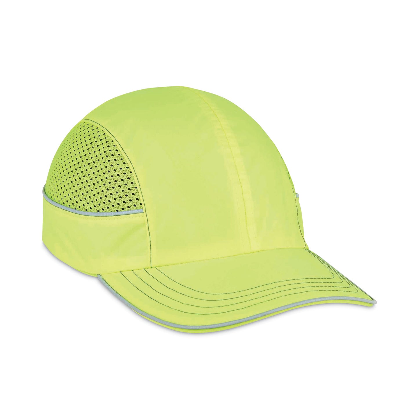 Skullerz 8950 Bump Cap, Long Front Brim, XXX-Small to Large (Up to 7.5), 0.01" Insert, Lime