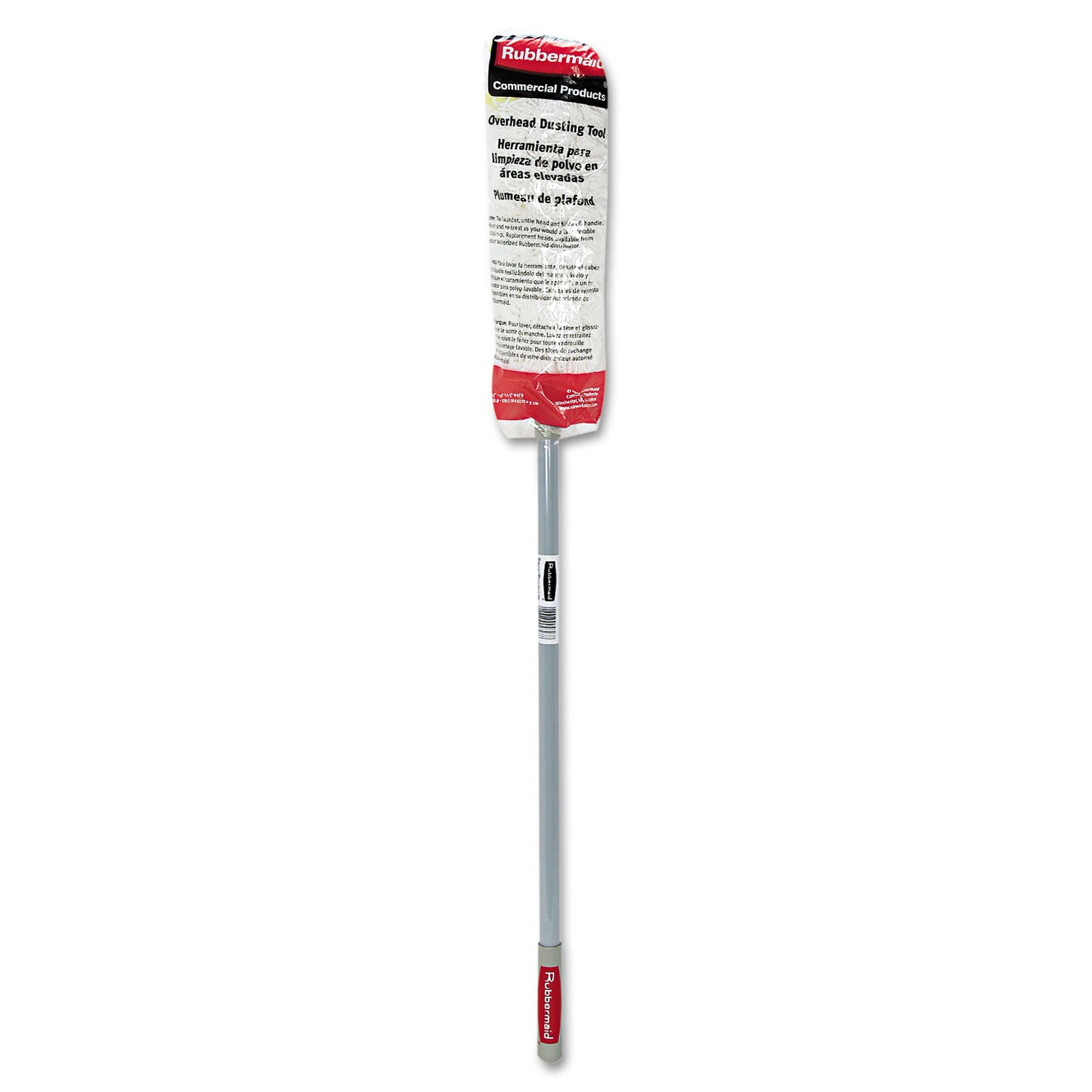 Hiduster Overhead Duster With Straight Launderable Head, 51" Extension Handle
