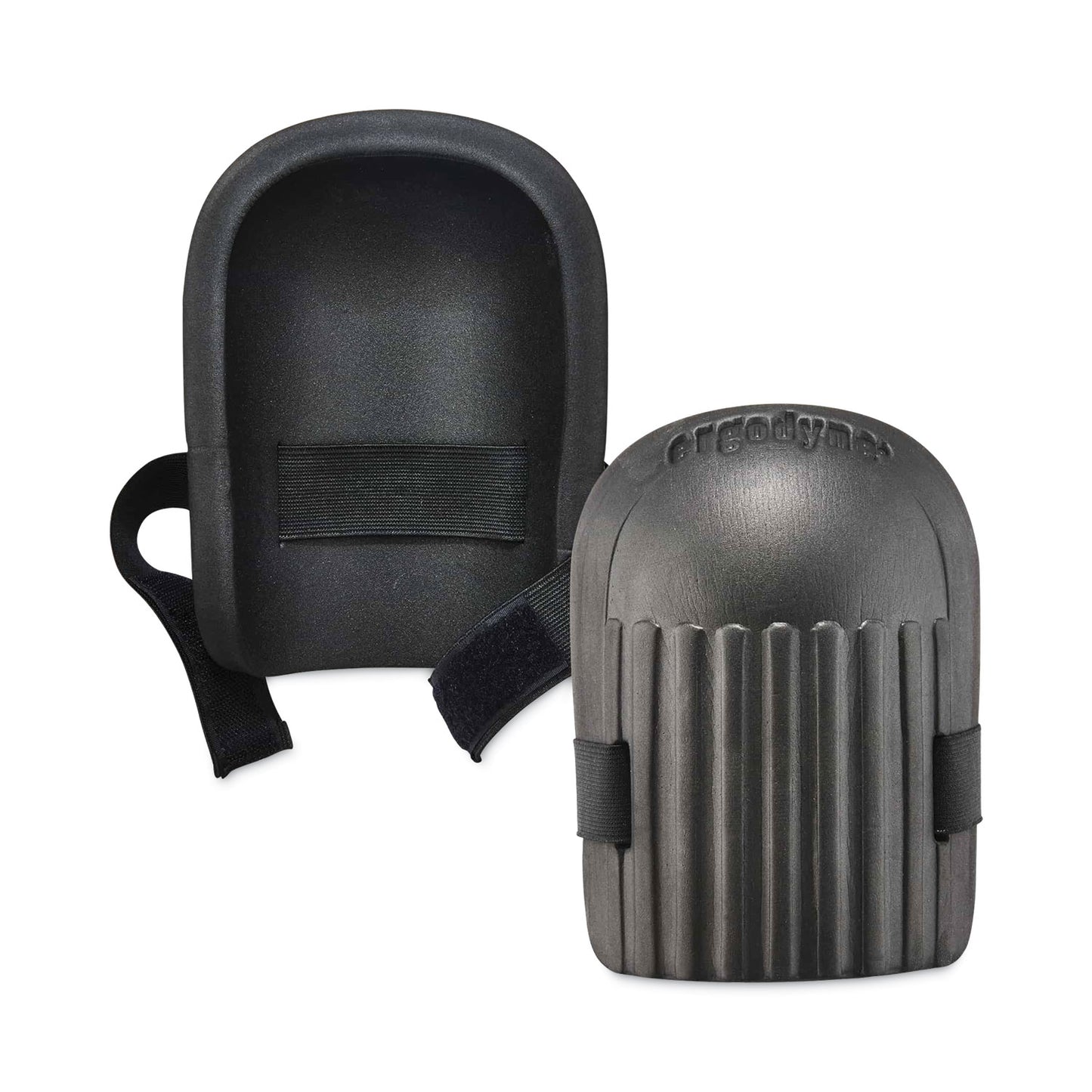 ProFlex 200 Light Duty Knee Pads, Short Cap, Buckle Closure, One Size Fits Most, Black, Pair
