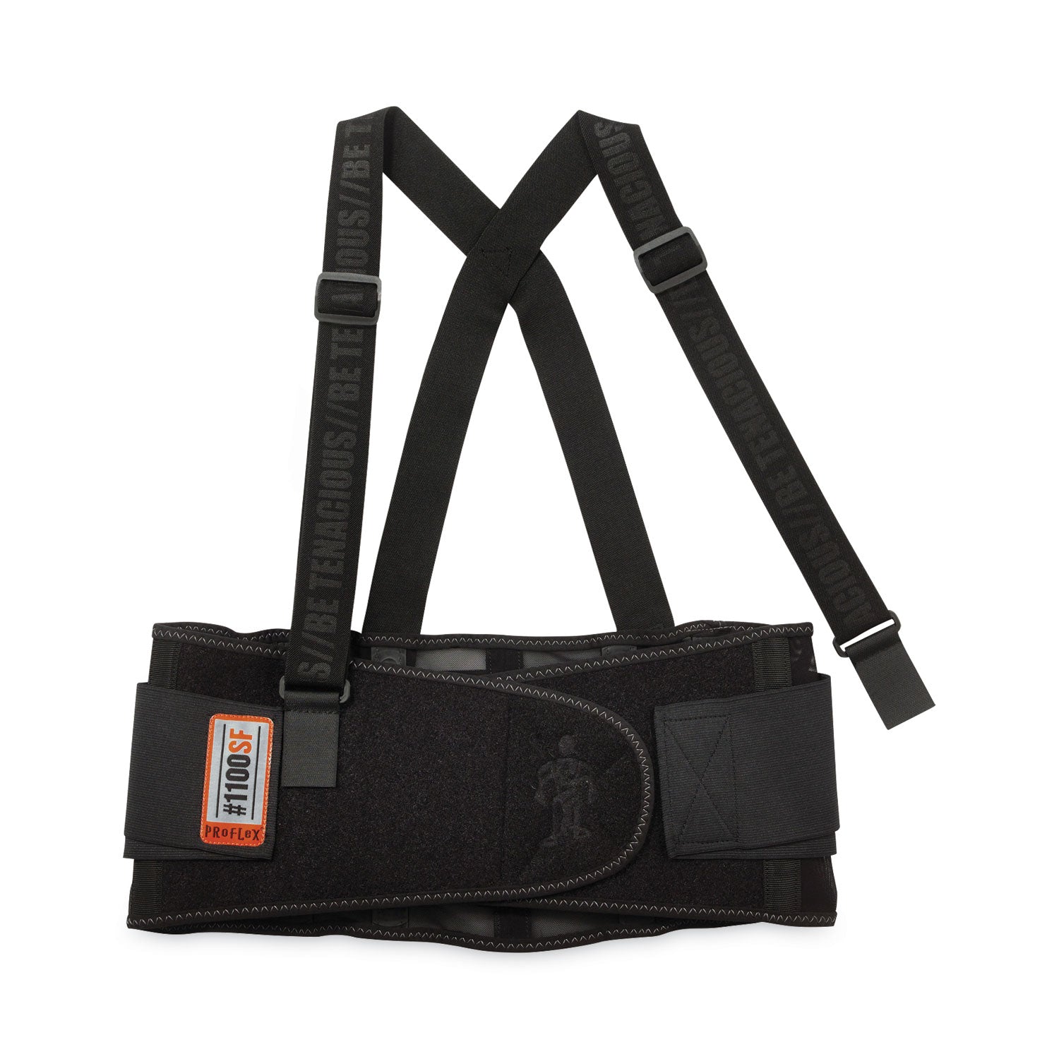ProFlex 1100SF Standard Spandex Back Support Brace, X-Small, 20" to 25" Waist, Black