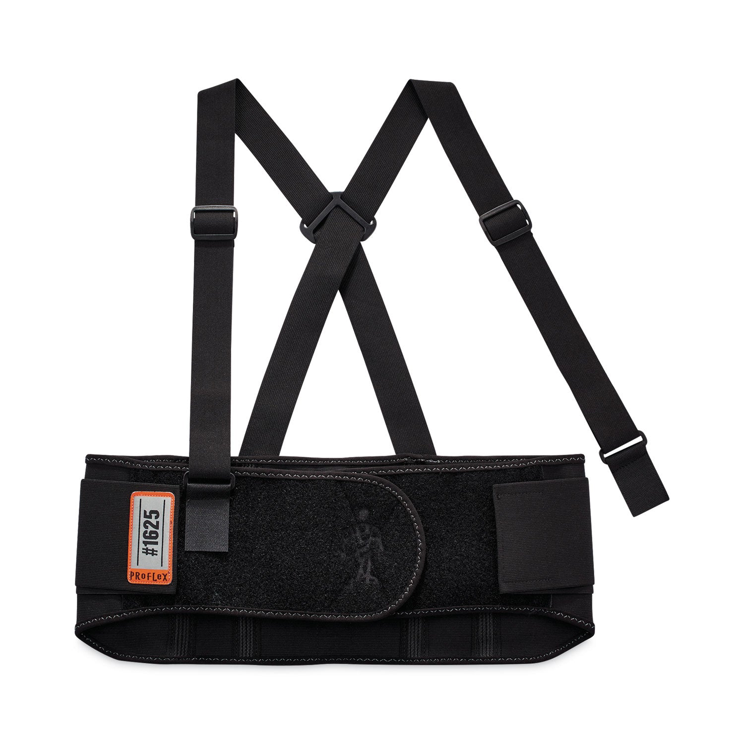 ProFlex 1625 Elastic Back Support Brace, 4X-Large, 52" to 58" Waist, Black