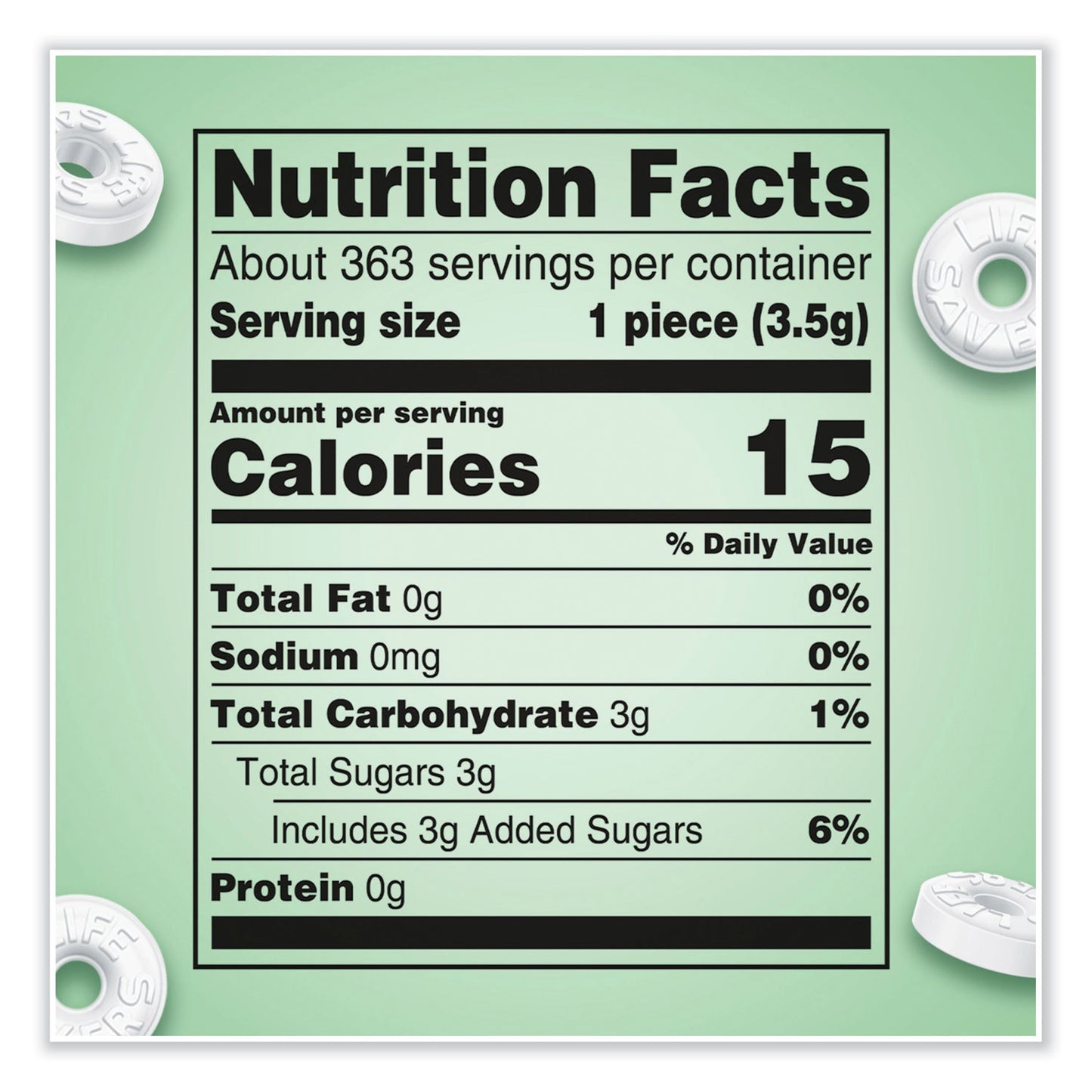Hard Candy Mints, Wint-O-Green, 44.93 oz Bag