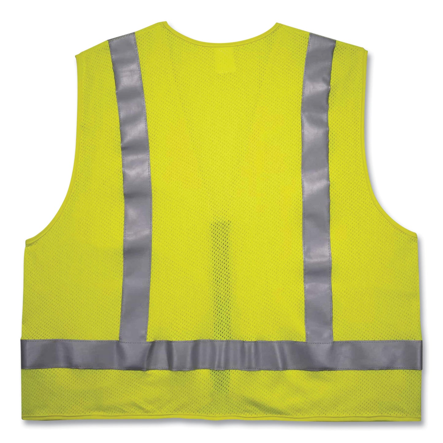 GloWear 8262FRZ Class 2 FR Surveyor Zip Vest, Tencel/Modacrylic/Para-aramid/Kevlar, 2X-Large/3X-Large, Lime