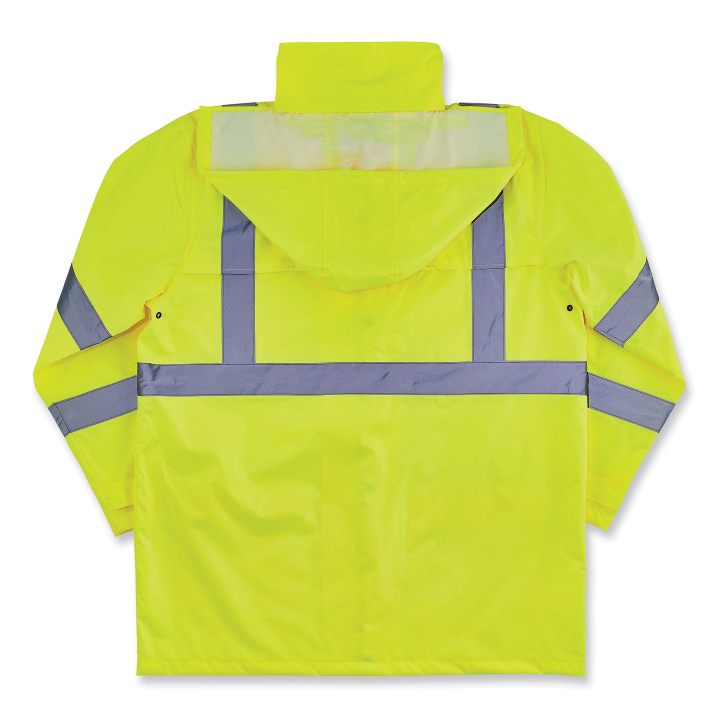GloWear 8366 Class 3 Lightweight Hi-Vis Rain Jacket, Polyester, 2X-Large, Lime