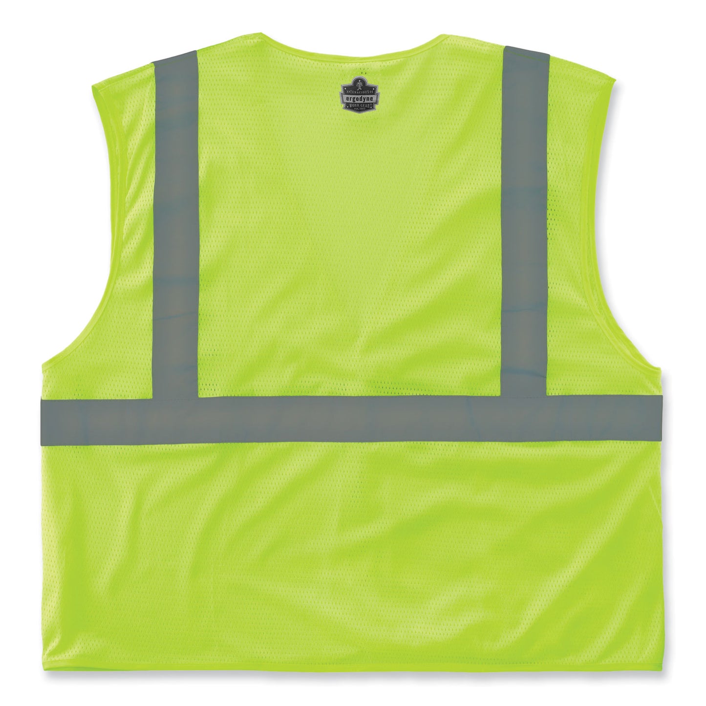 GloWear 8210HL-S Single Size Class 2 Economy Mesh Vest, Polyester, 2X-Large, Lime