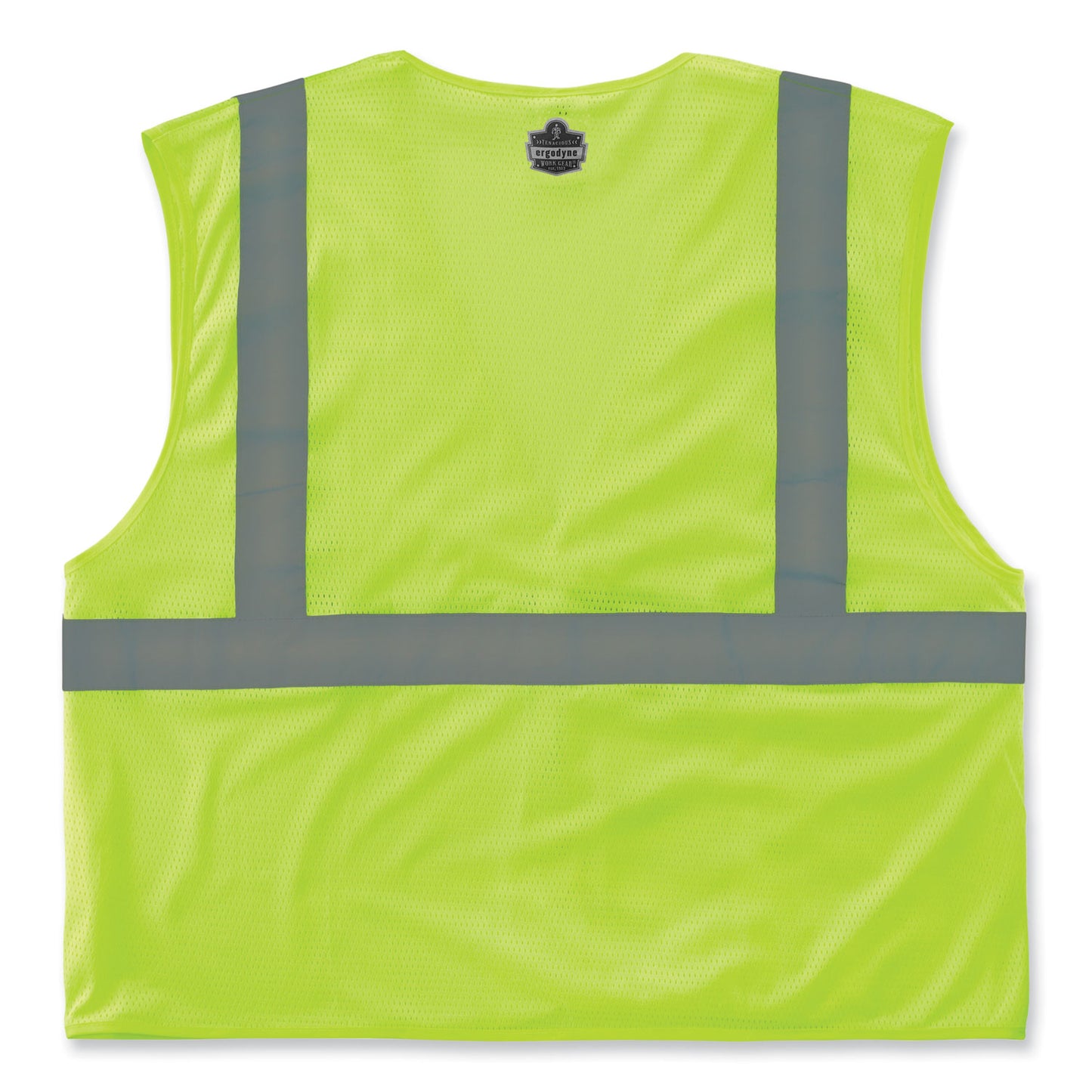 GloWear 8210HL-S Single Size Class 2 Economy Mesh Vest, Polyester, 5X-Large, Lime
