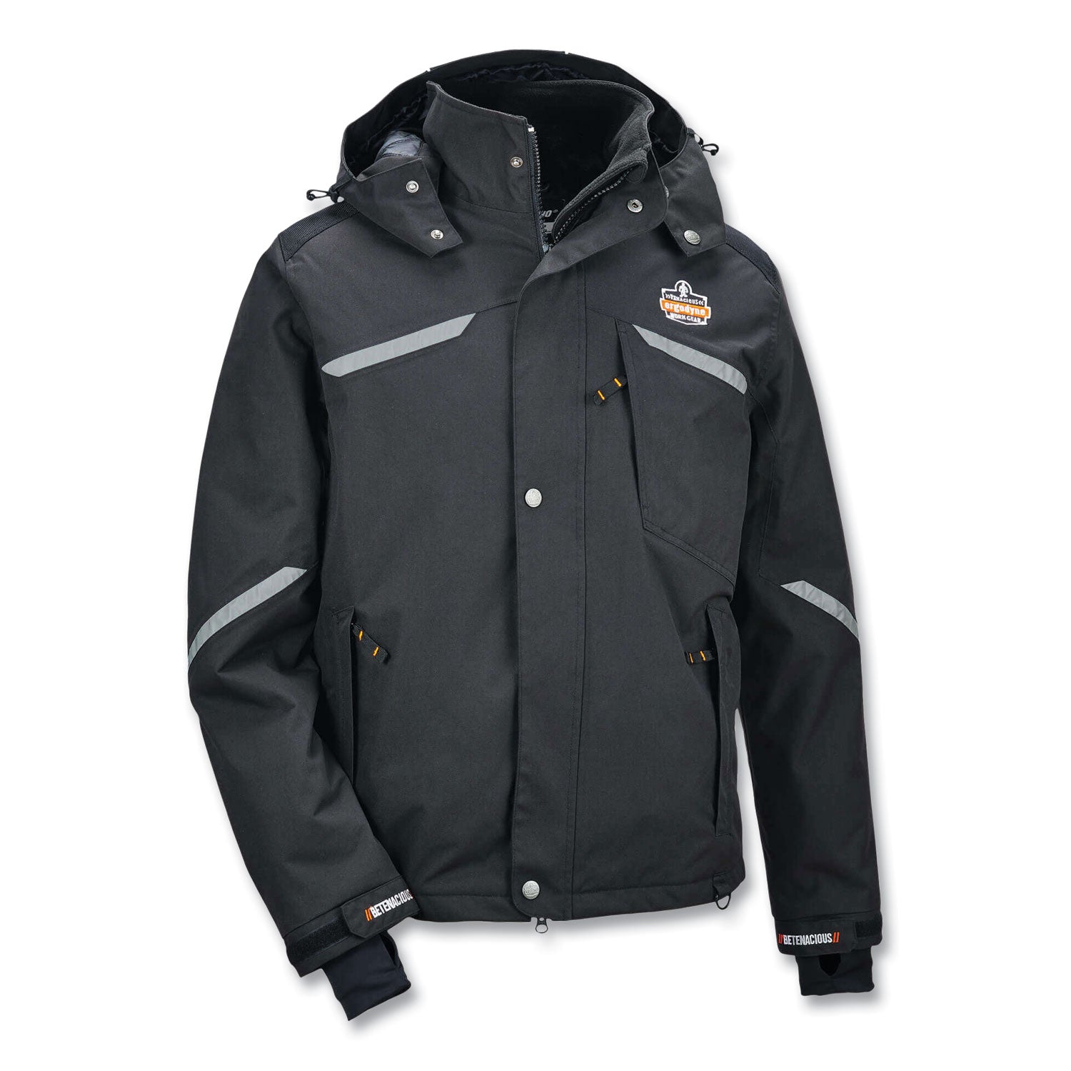 N-Ferno 6466 Thermal Jacket with 500D Nylon Shell, 4X-Large, Black