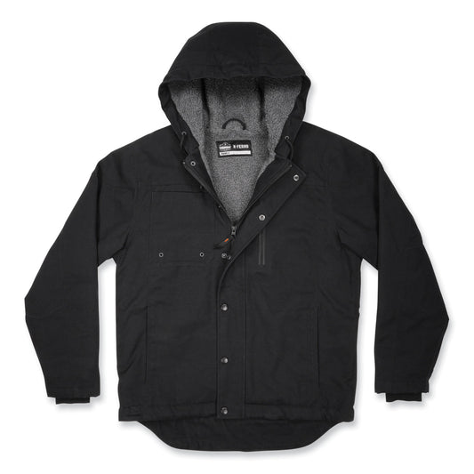 N-Ferno 6468 Duck Canvas Work Jacket, Medium, Black