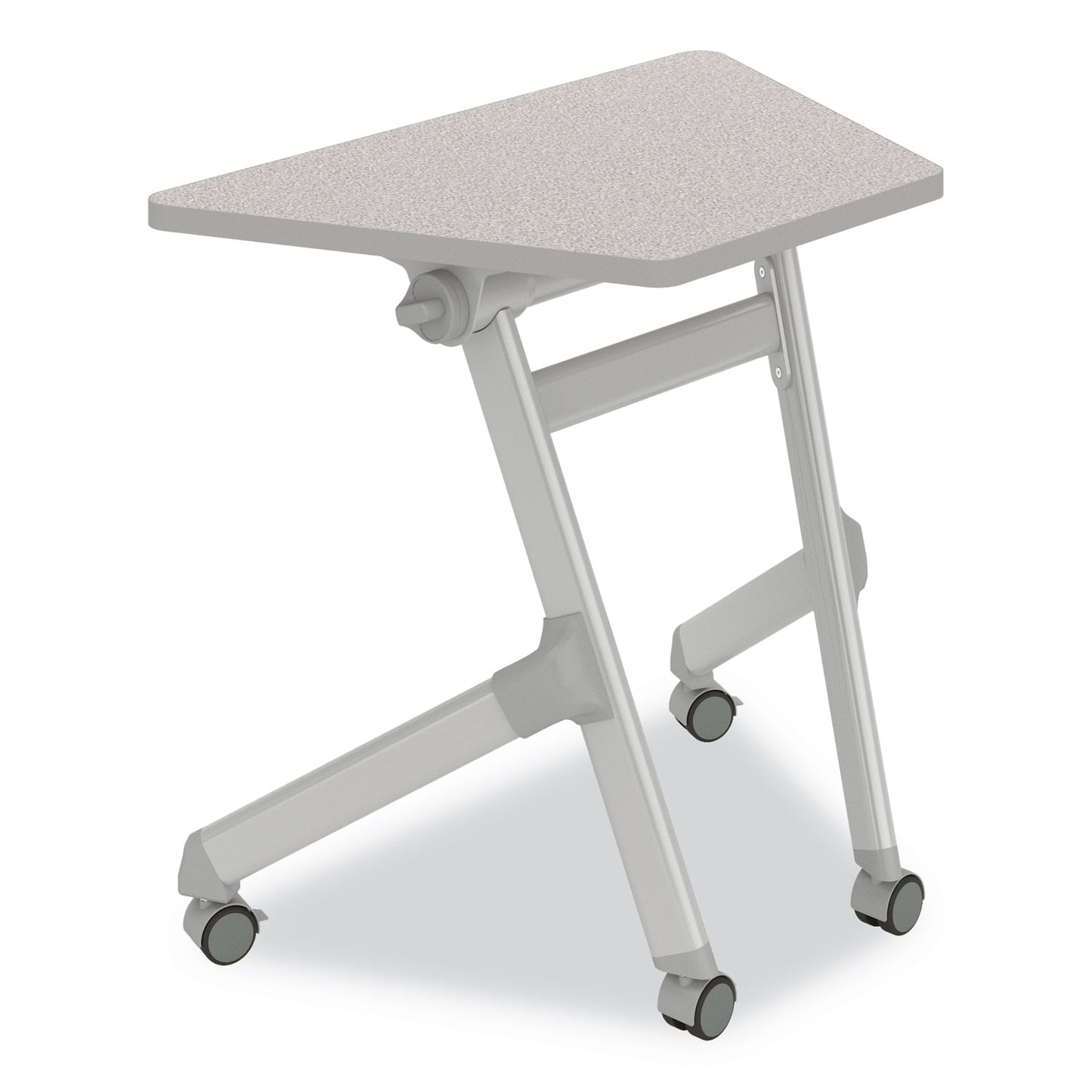 Learn Nesting Trapezoid Desk, 32.83" x 22.25" to 29.5", Gray